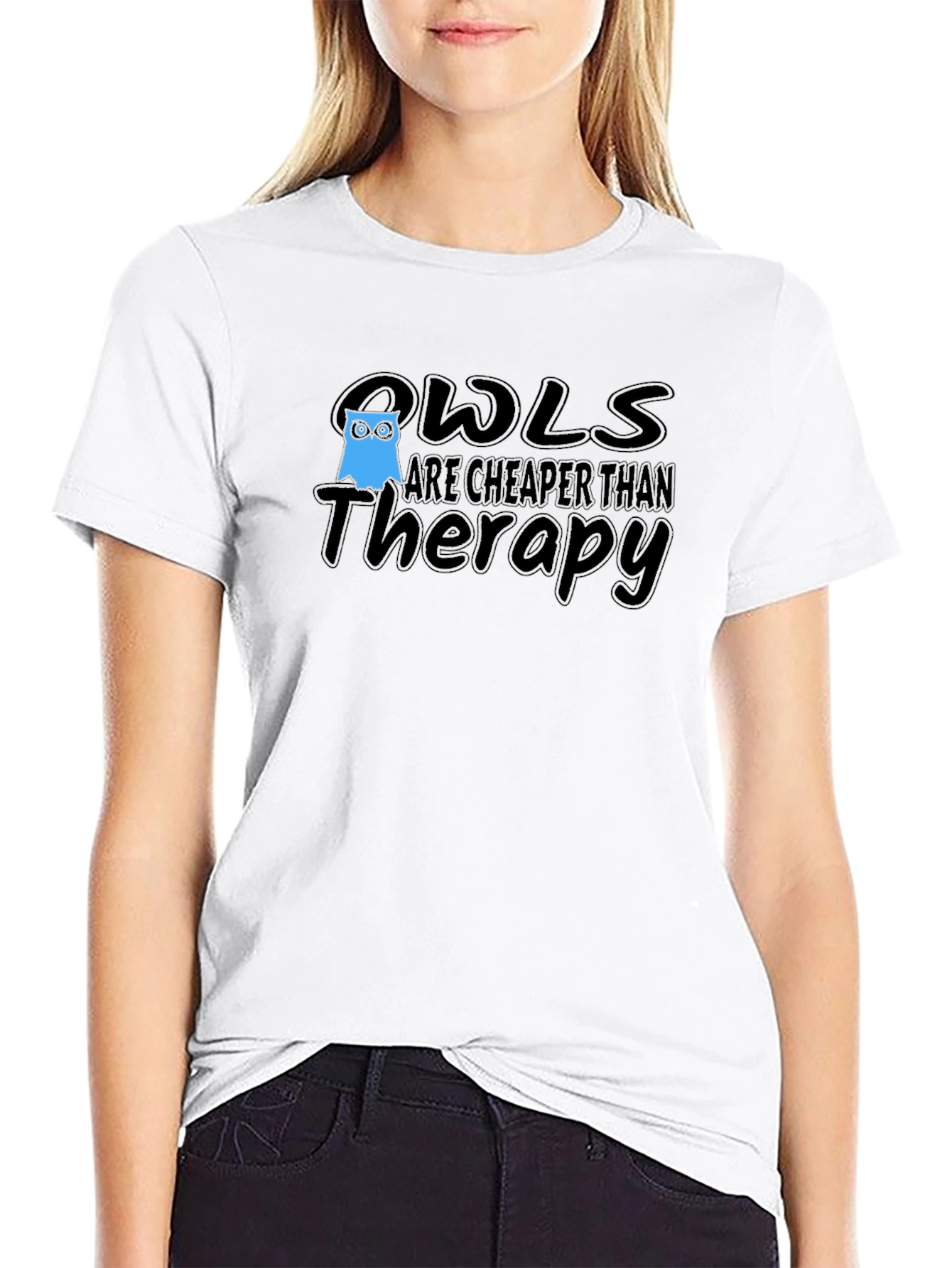 Owls are Cheaper Than Therapy T-Shirt