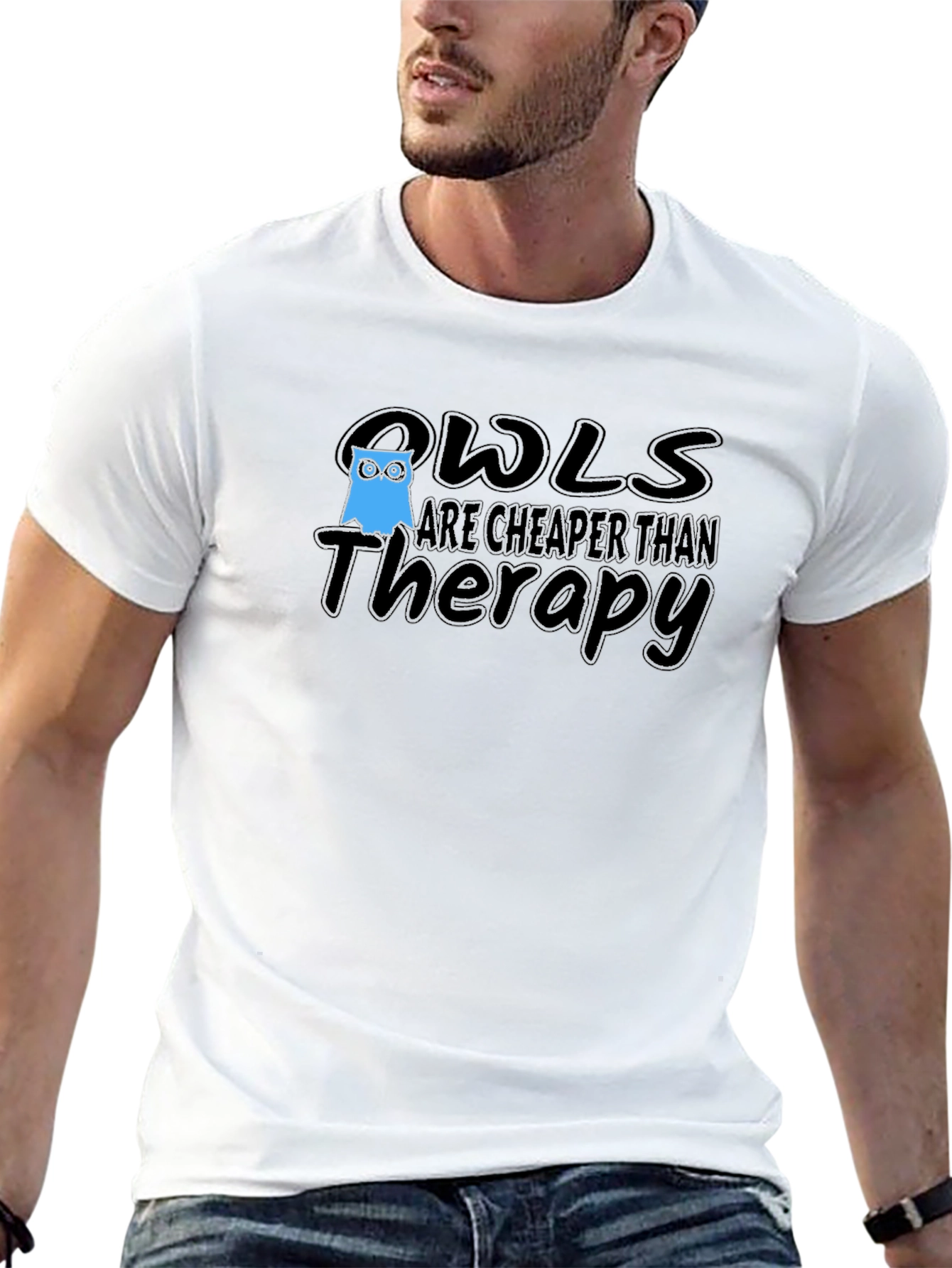 Owls are Cheaper Than Therapy T-Shirt