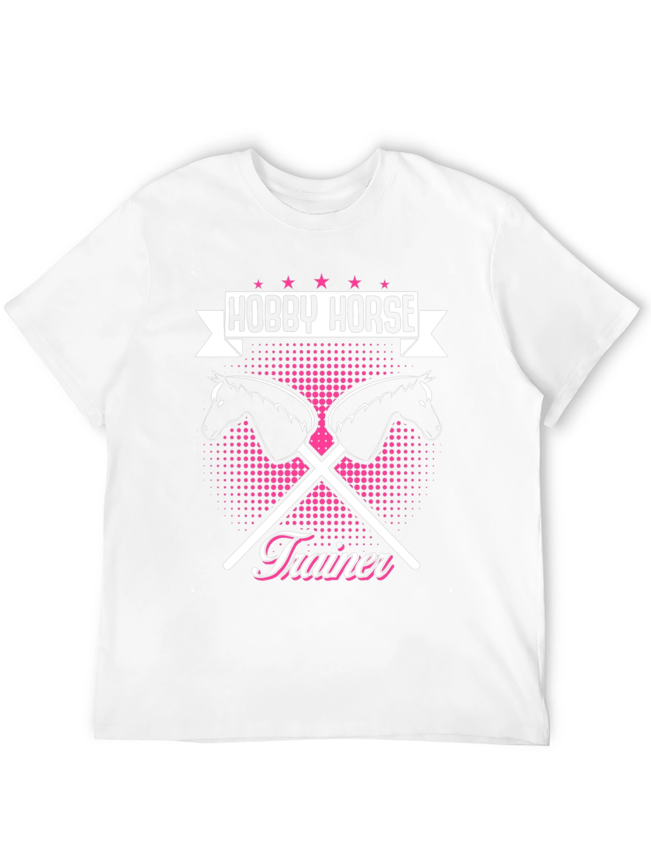 Hobby Horse Trainer T-Shirt - Equestrian Fun