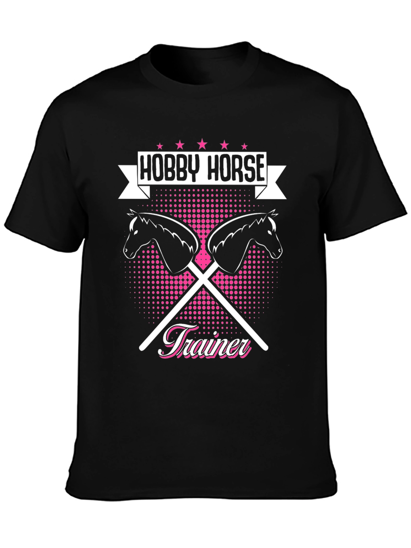 Hobby Horse Trainer T-Shirt - Equestrian Fun