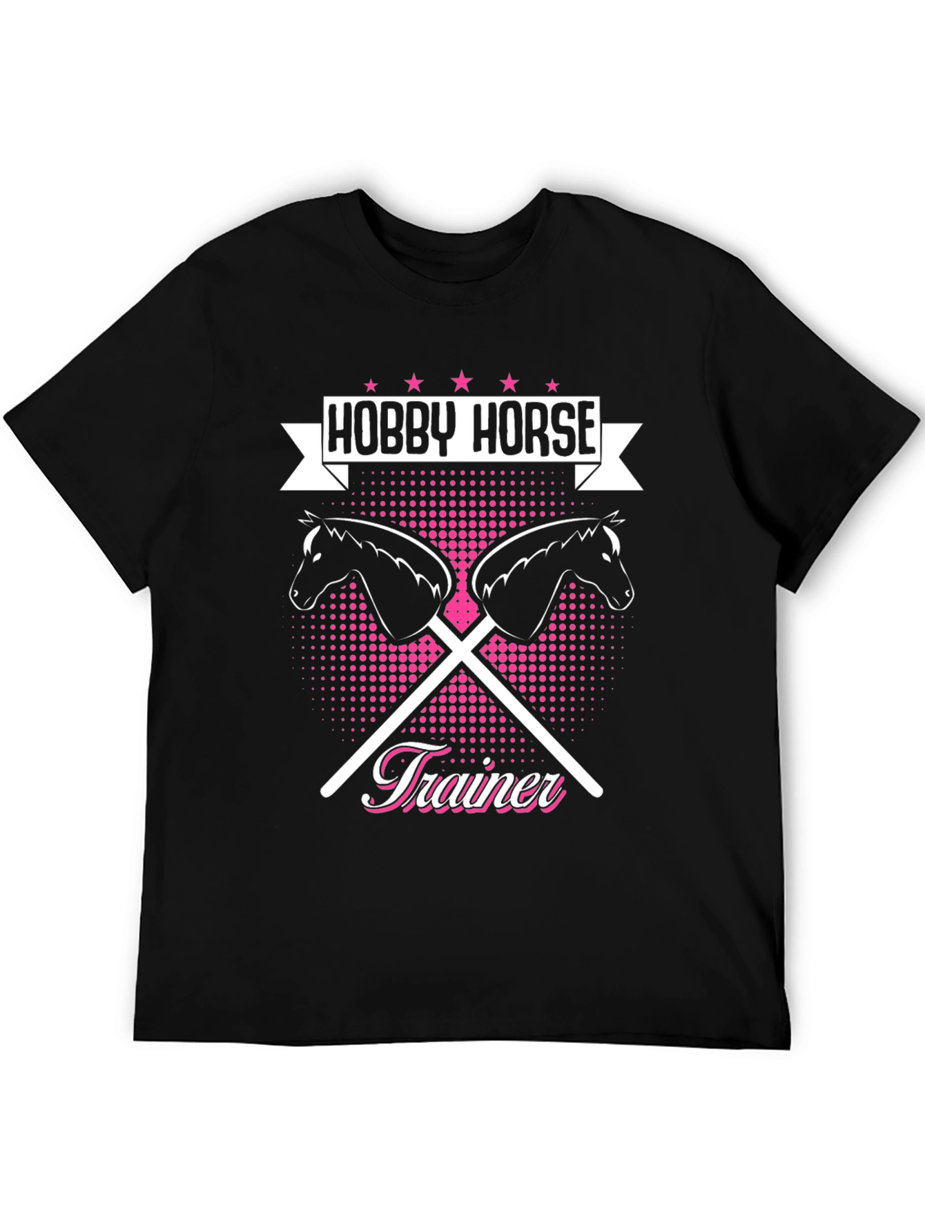Hobby Horse Trainer T-Shirt - Equestrian Fun