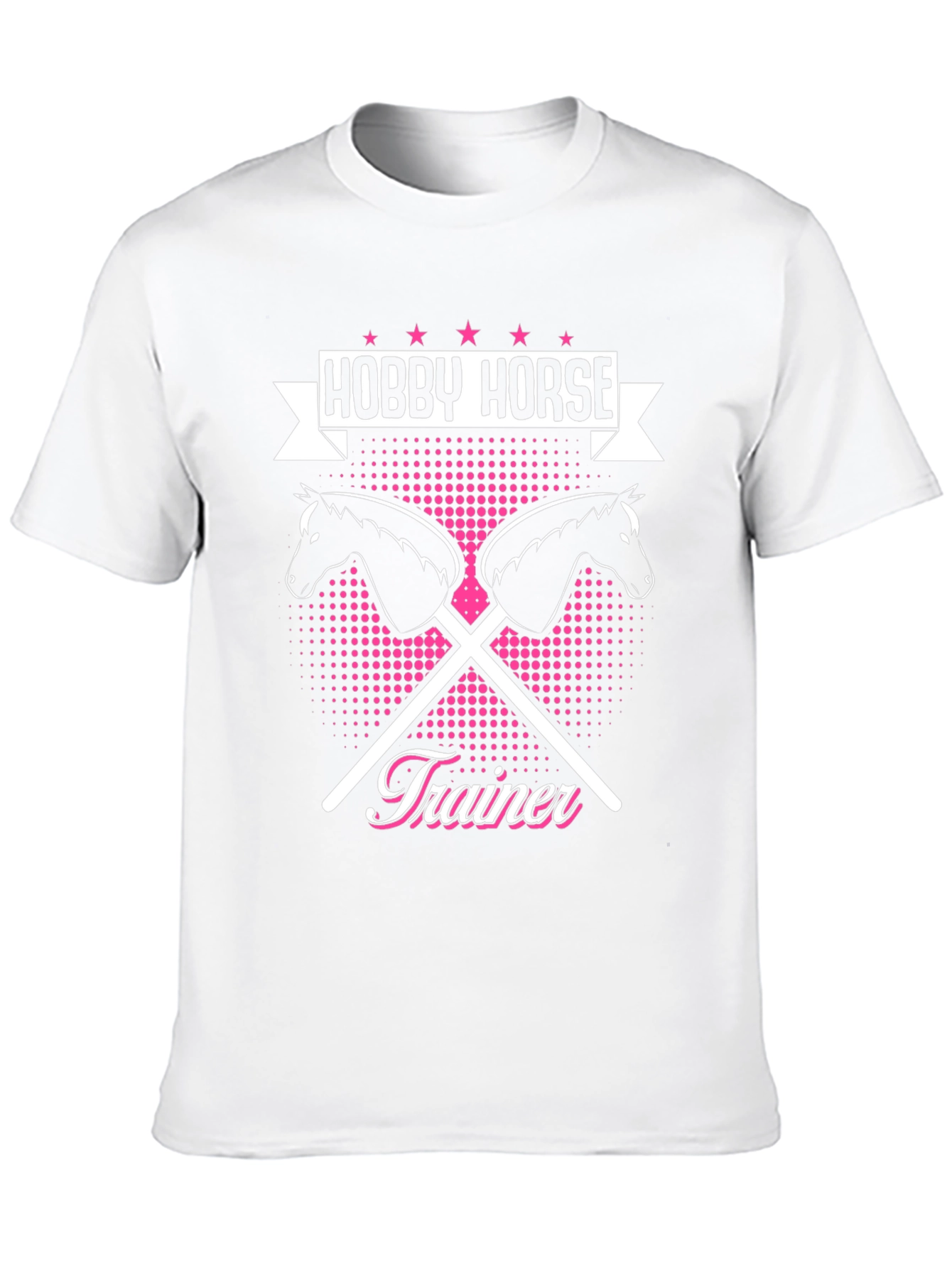 Hobby Horse Trainer T-Shirt - Equestrian Fun