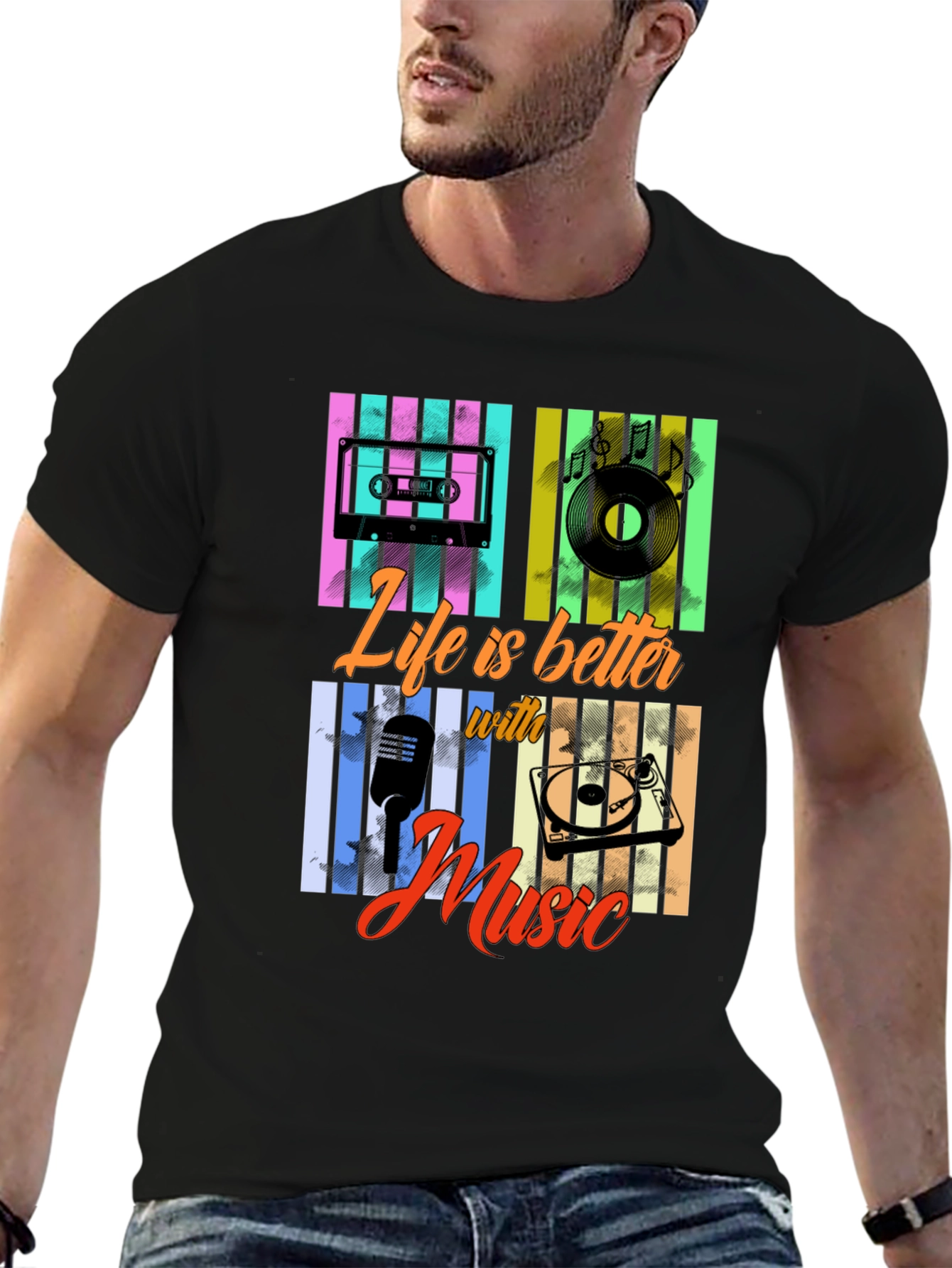 Life Is Better With Music T-Shirt