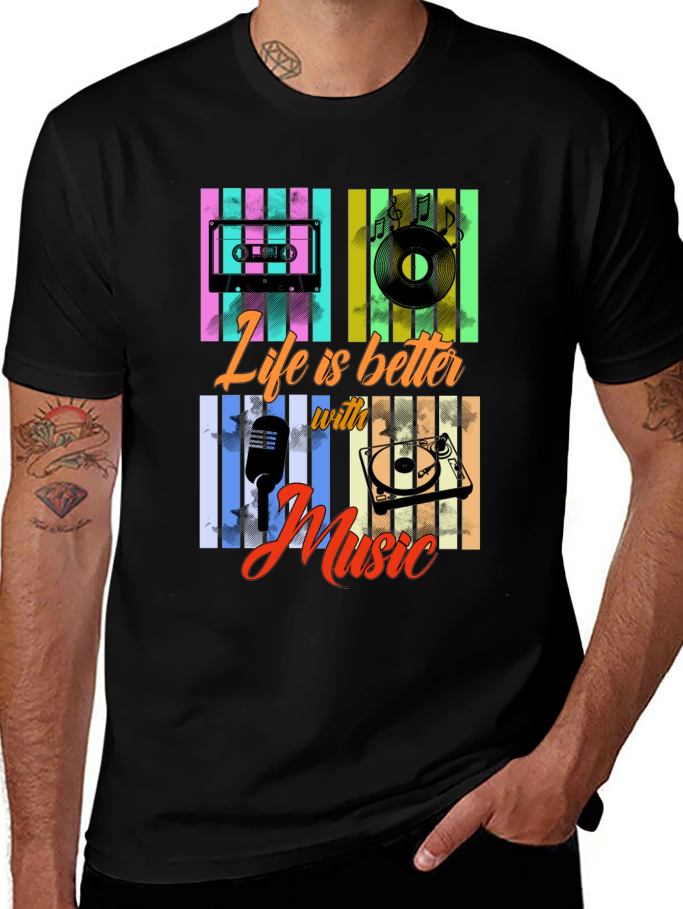 Life Is Better With Music T-Shirt