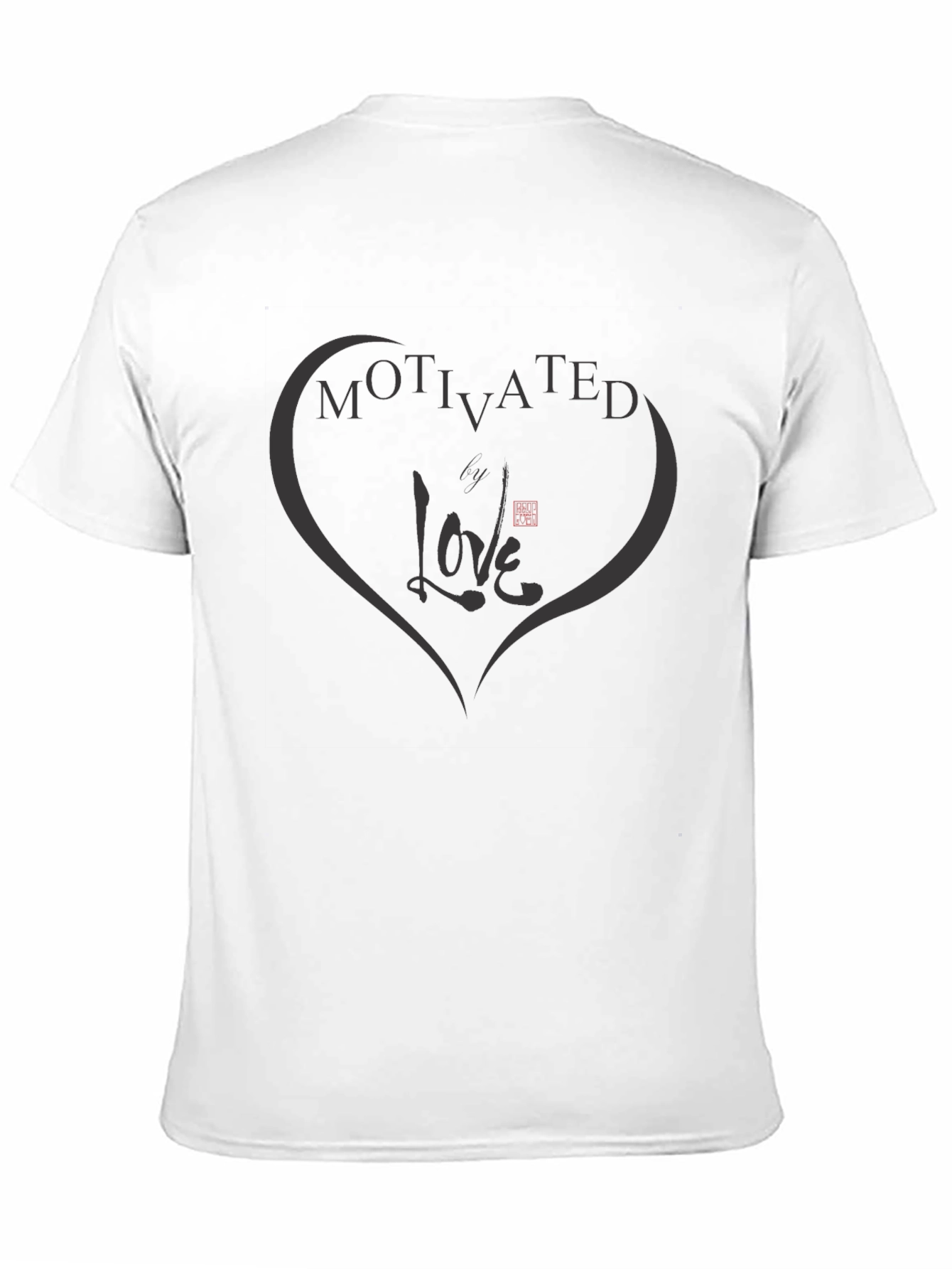 Motivated Love Graphic T-Shirt - Black