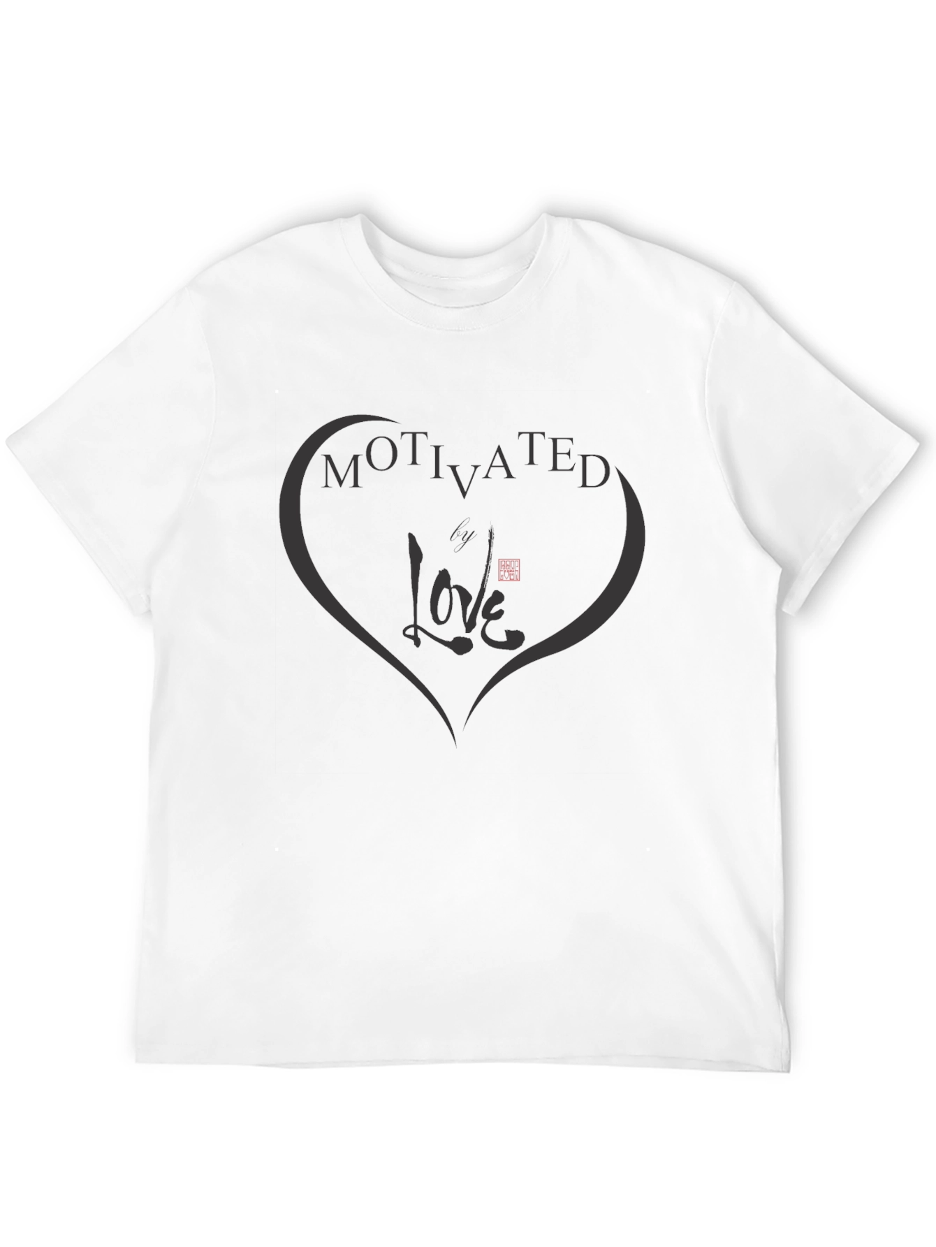 Motivated Love Graphic T-Shirt - Black