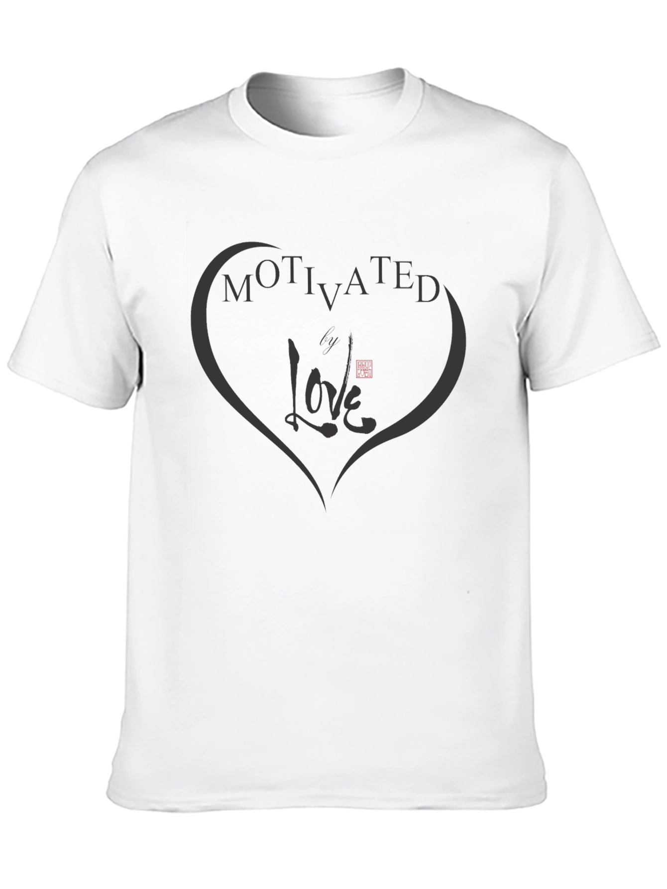 Motivated Love Graphic T-Shirt - Black