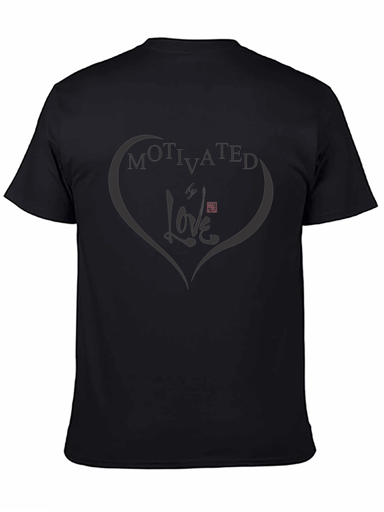 Motivated Love Graphic T-Shirt - Black