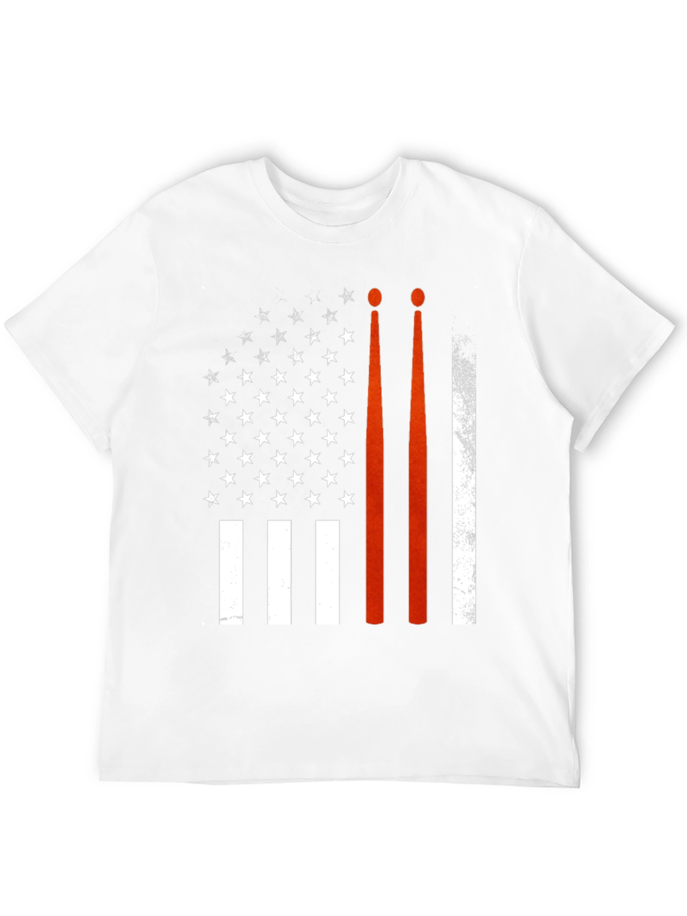 Drummer American Flag Graphic Tee