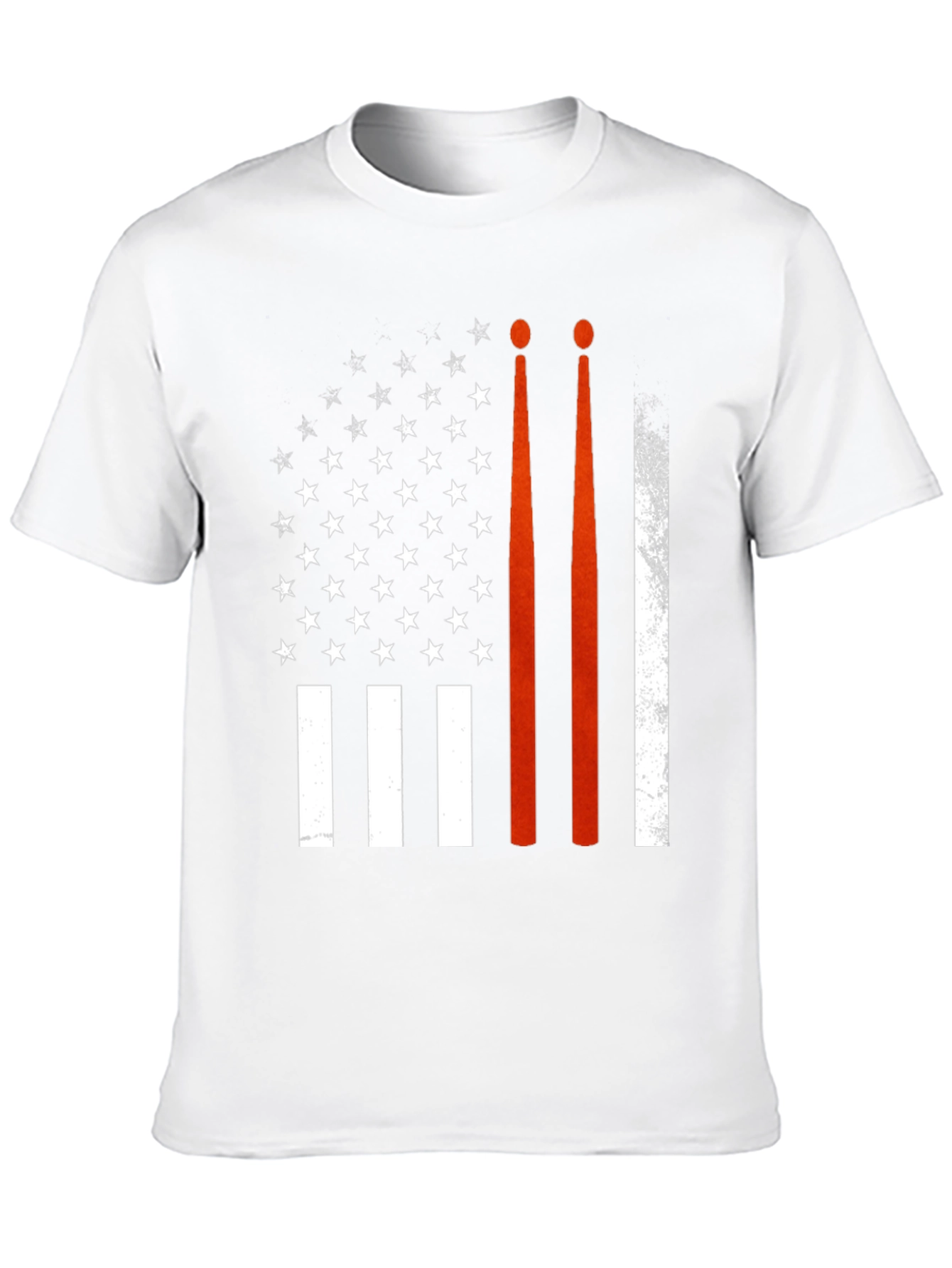 Drummer American Flag Graphic Tee