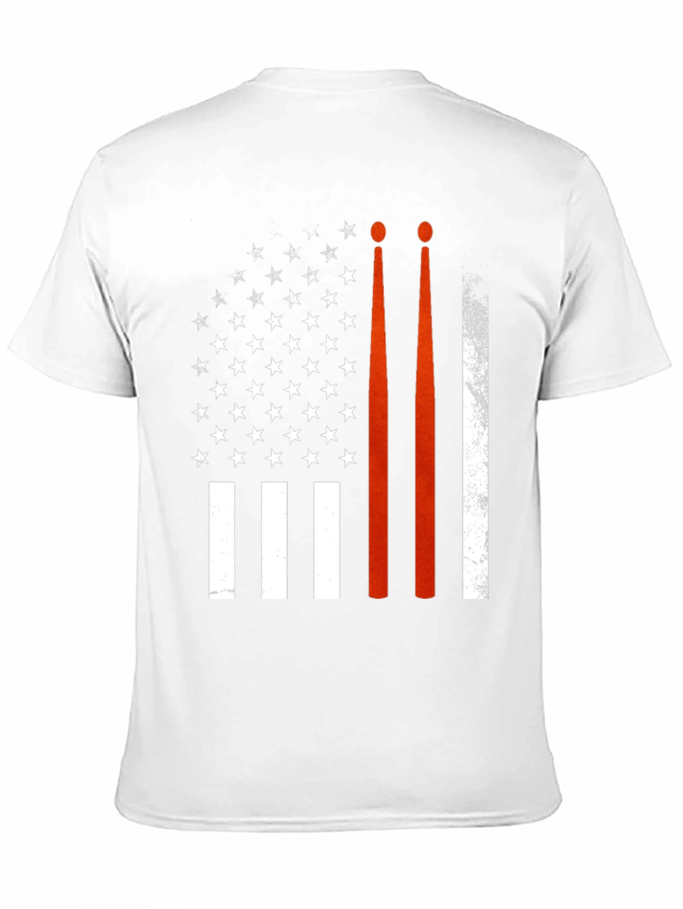 Drummer American Flag Graphic Tee