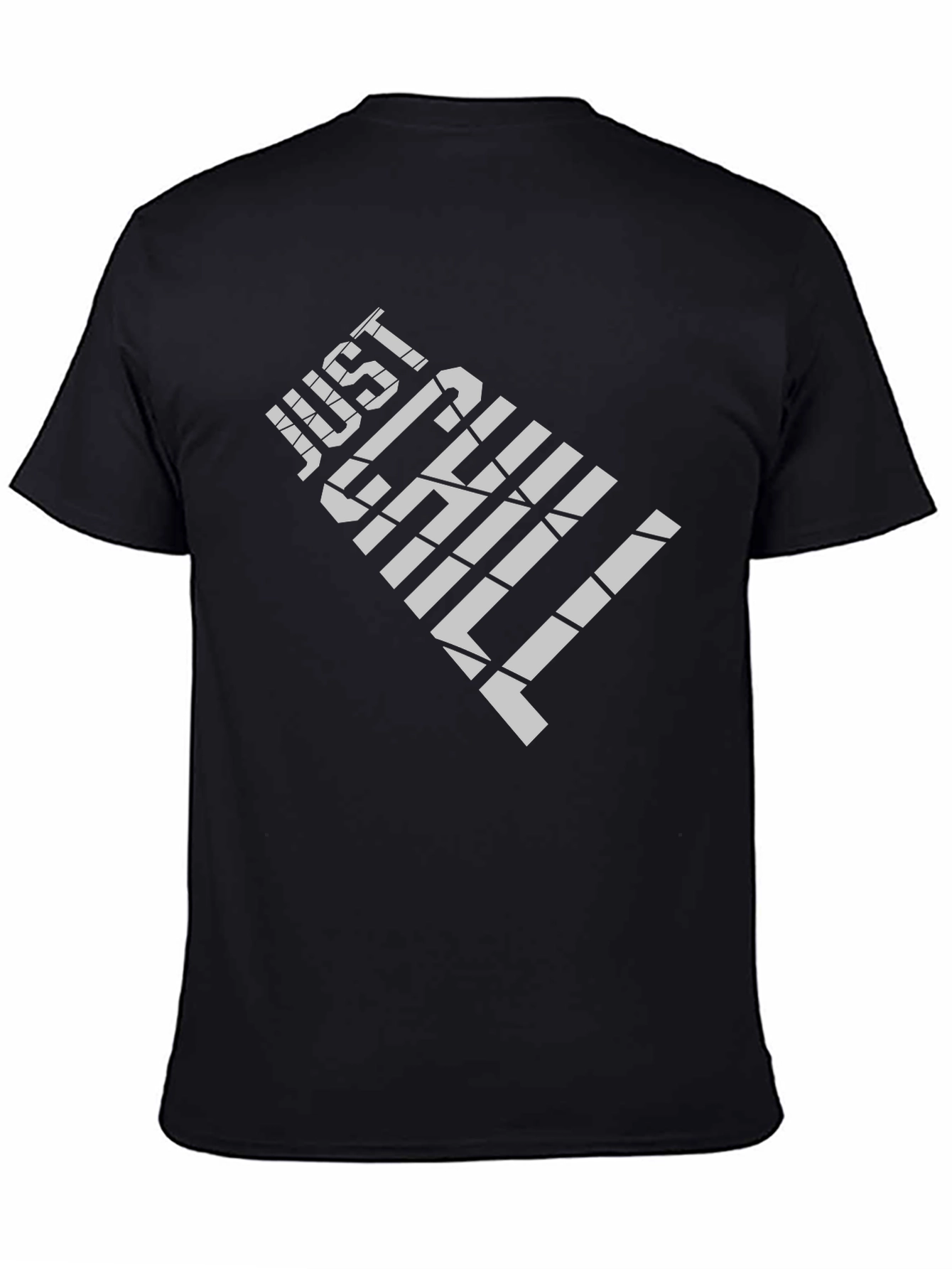 Just Chill Graphic Tee - Mens Black T-Shirt