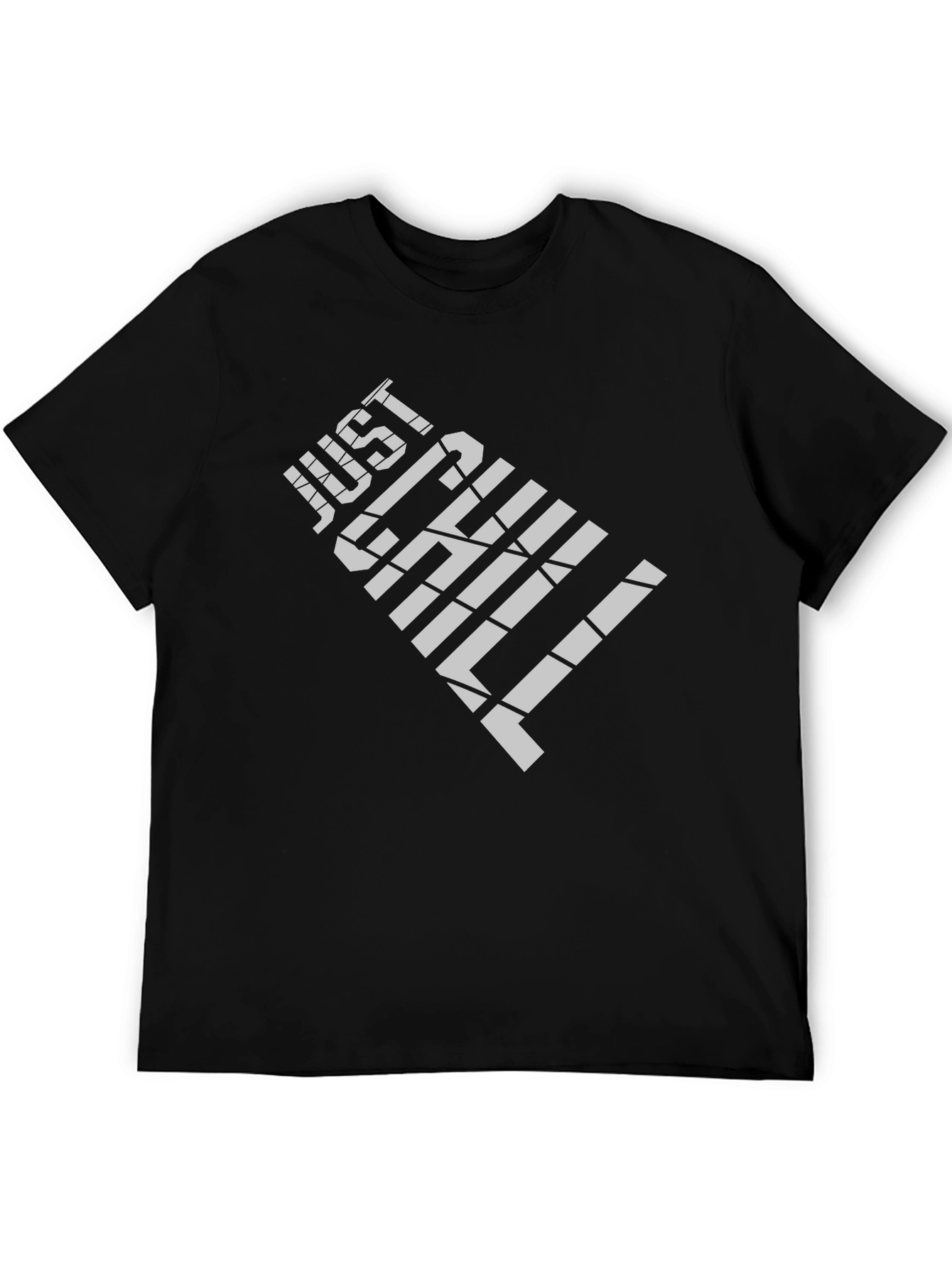 Just Chill Graphic Tee - Mens Black T-Shirt