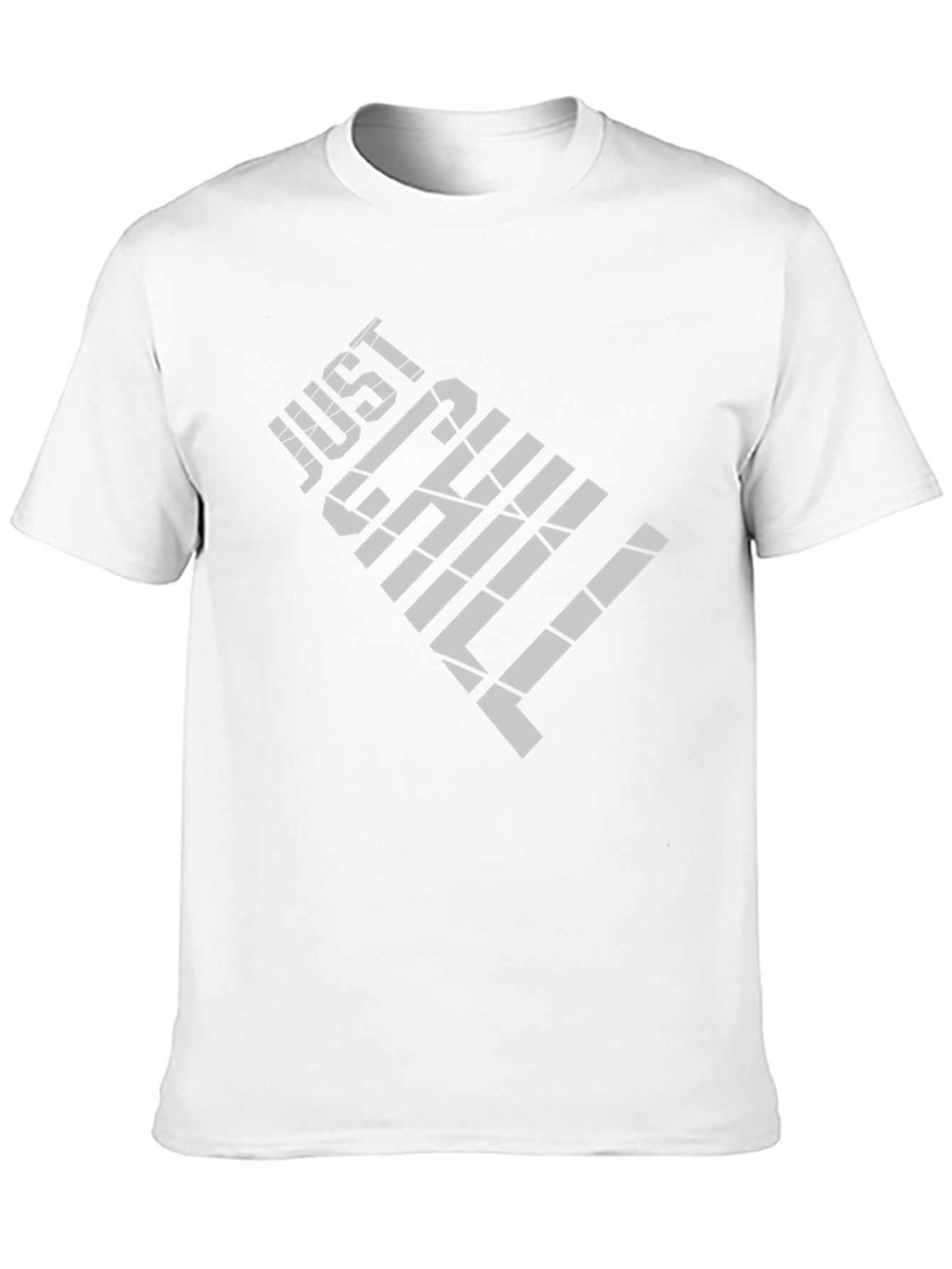 Just Chill Graphic Tee - Mens Black T-Shirt