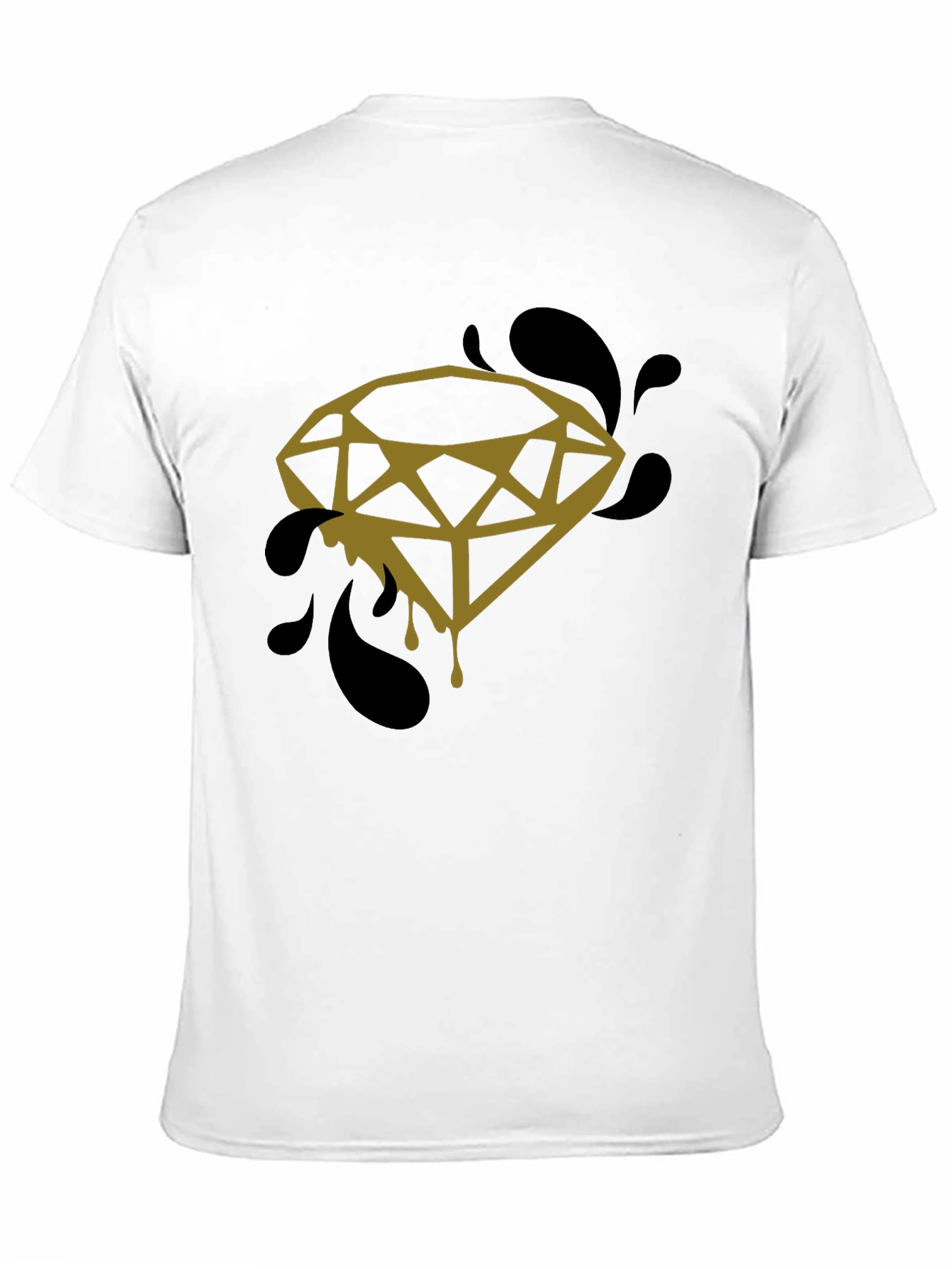 Diamond Drip Graphic Tee - Modern Streetwear