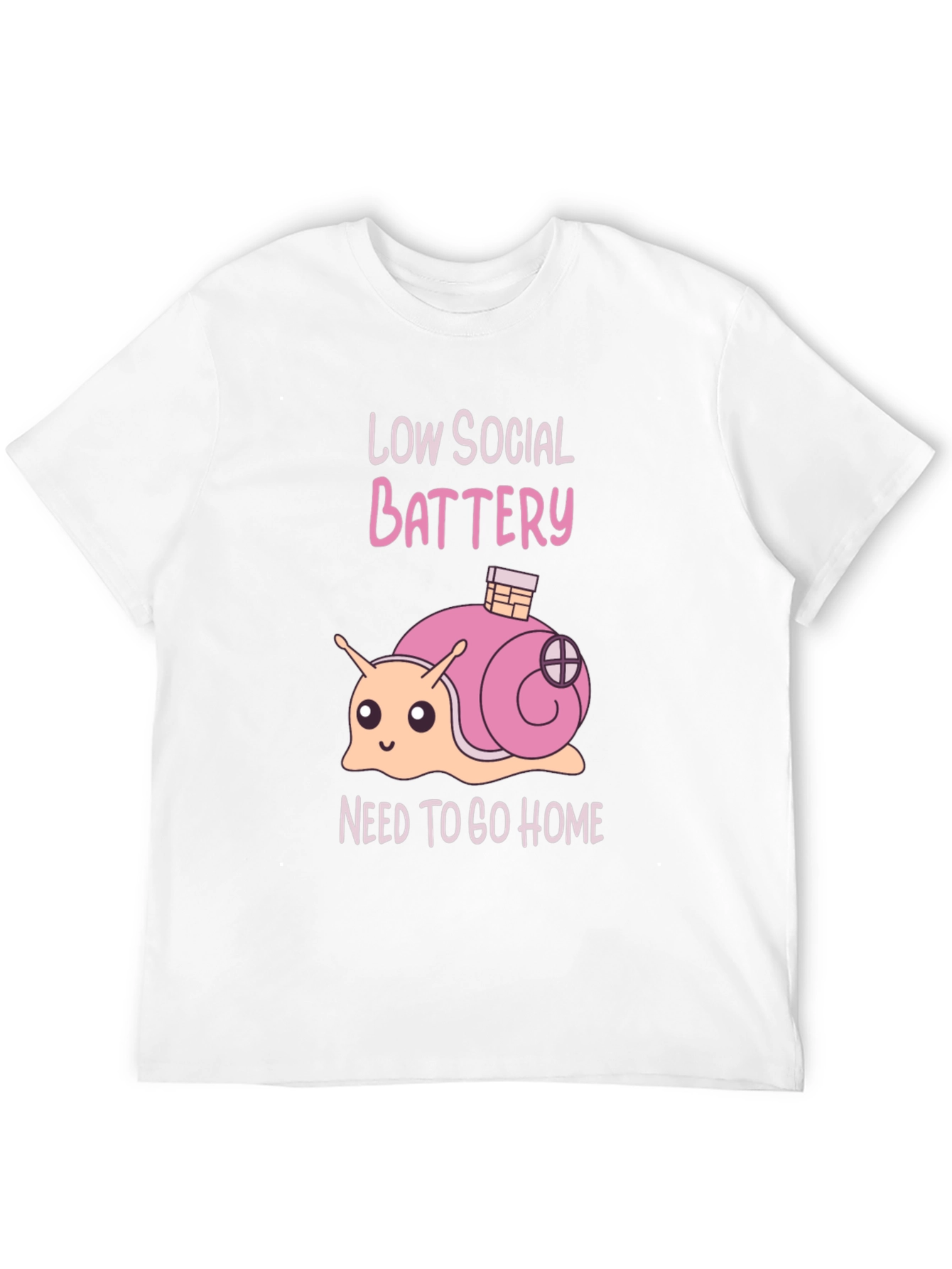 Low Social Battery Snail Graphic Tee