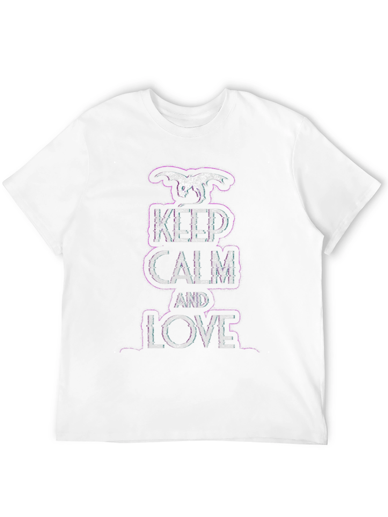 Keep Calm and Love Dragon T-Shirt - Graphic Tee