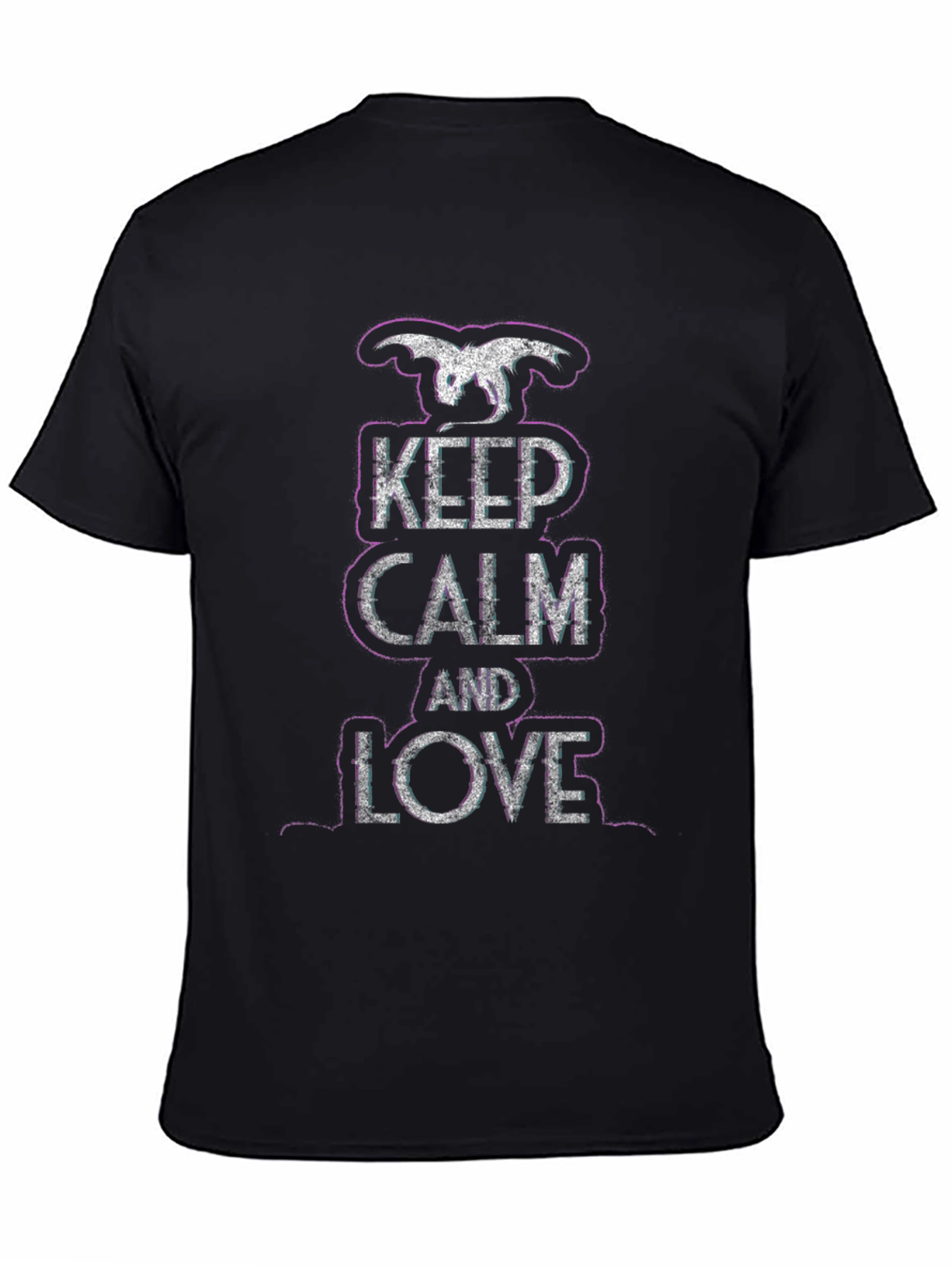 Keep Calm and Love Dragon T-Shirt - Graphic Tee