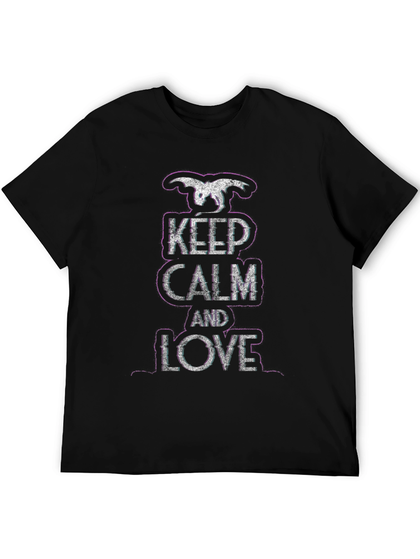 Keep Calm and Love Dragon T-Shirt - Graphic Tee