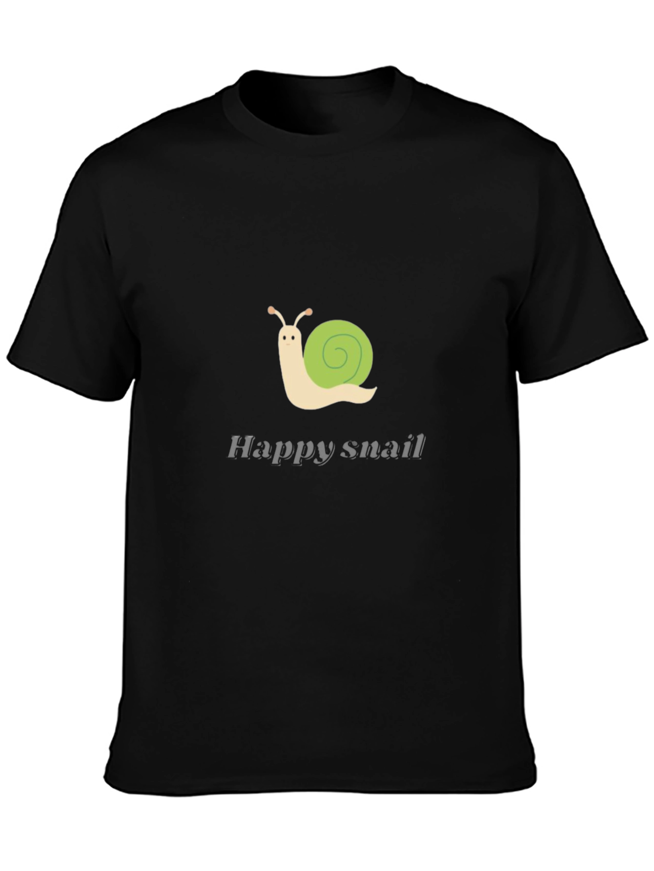 Happy Snail Graphic Tee - Stylish Casual Wear