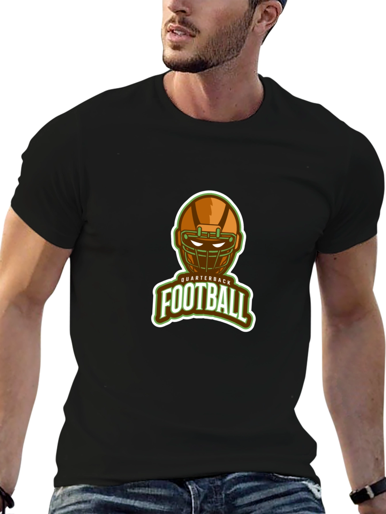 Quarterback Football Graphic Tee