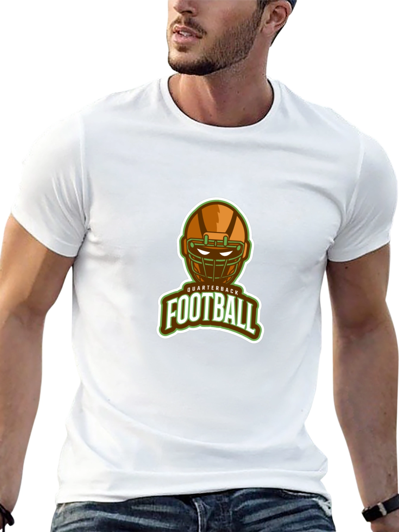 Quarterback Football Graphic Tee