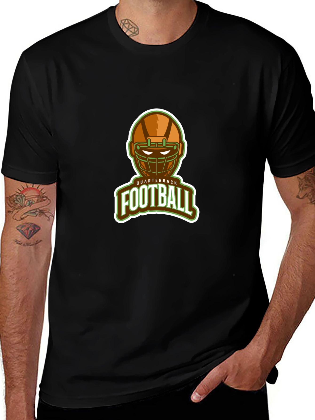 Quarterback Football Graphic Tee