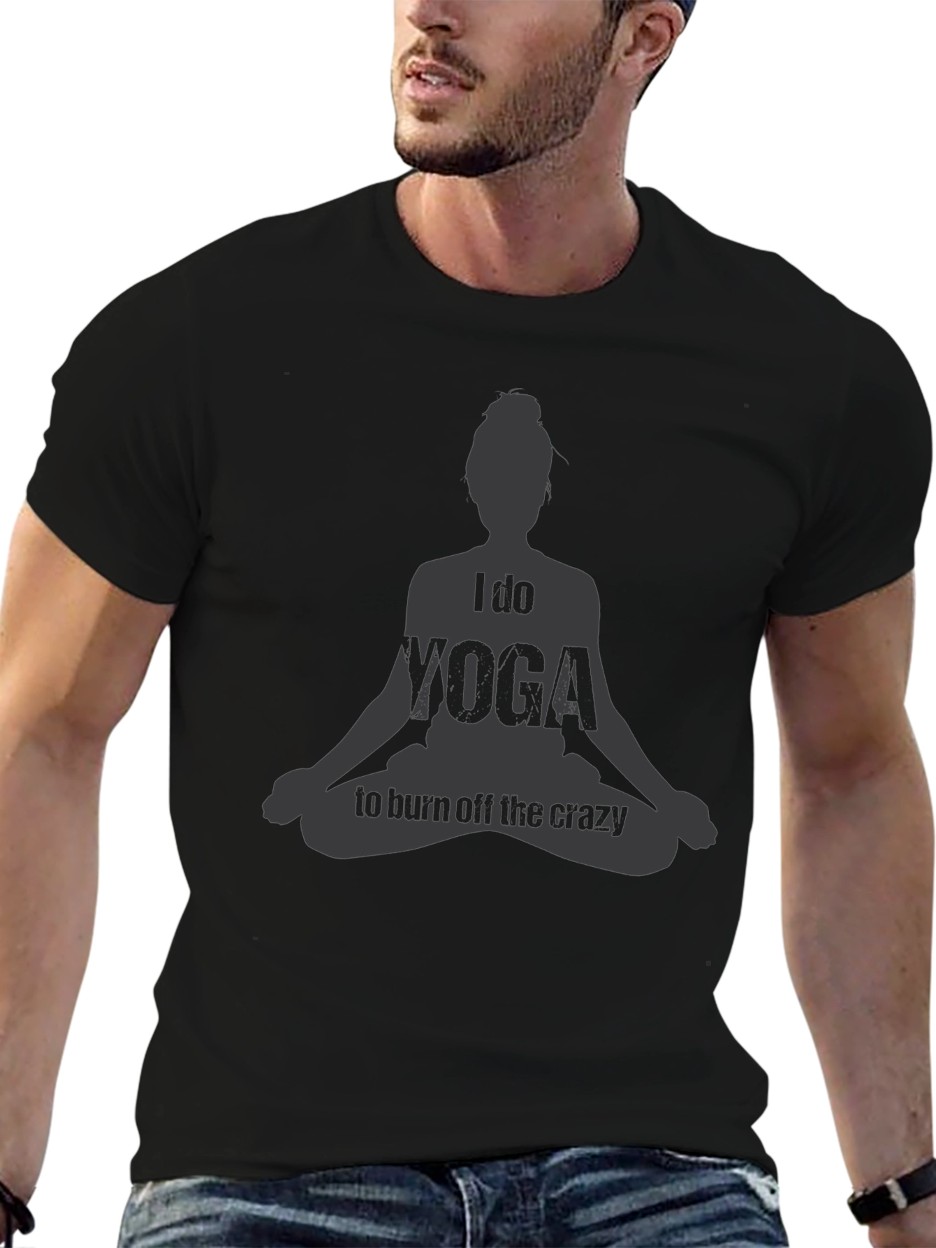 Yoga Lovers Tee: Burn Off The Crazy in Style
