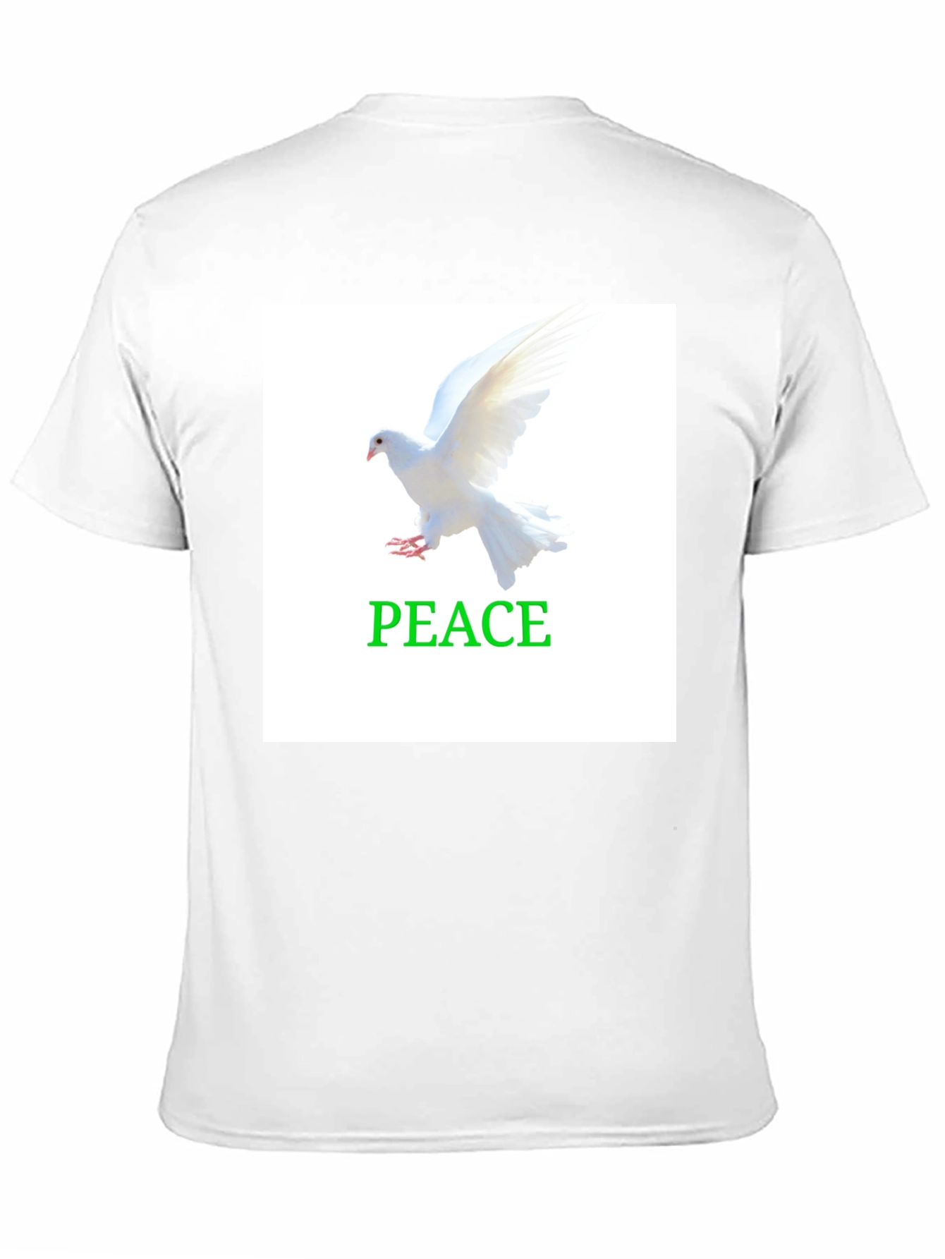 Peace Dove T-Shirt:  White Bird Graphic Tee