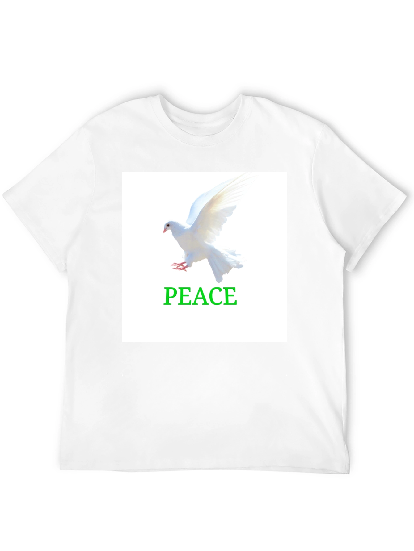 Peace Dove T-Shirt:  White Bird Graphic Tee