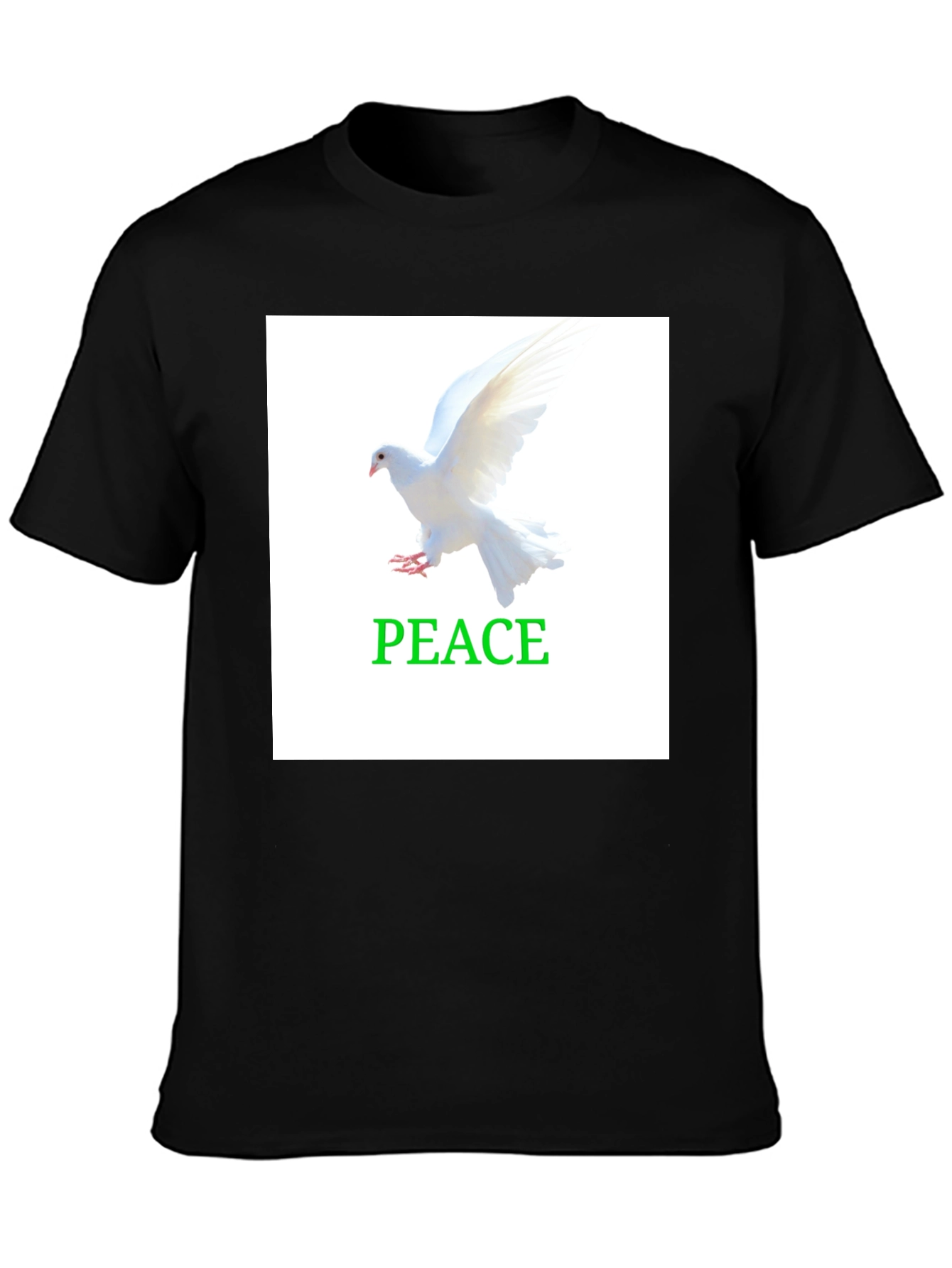 Peace Dove T-Shirt:  White Bird Graphic Tee