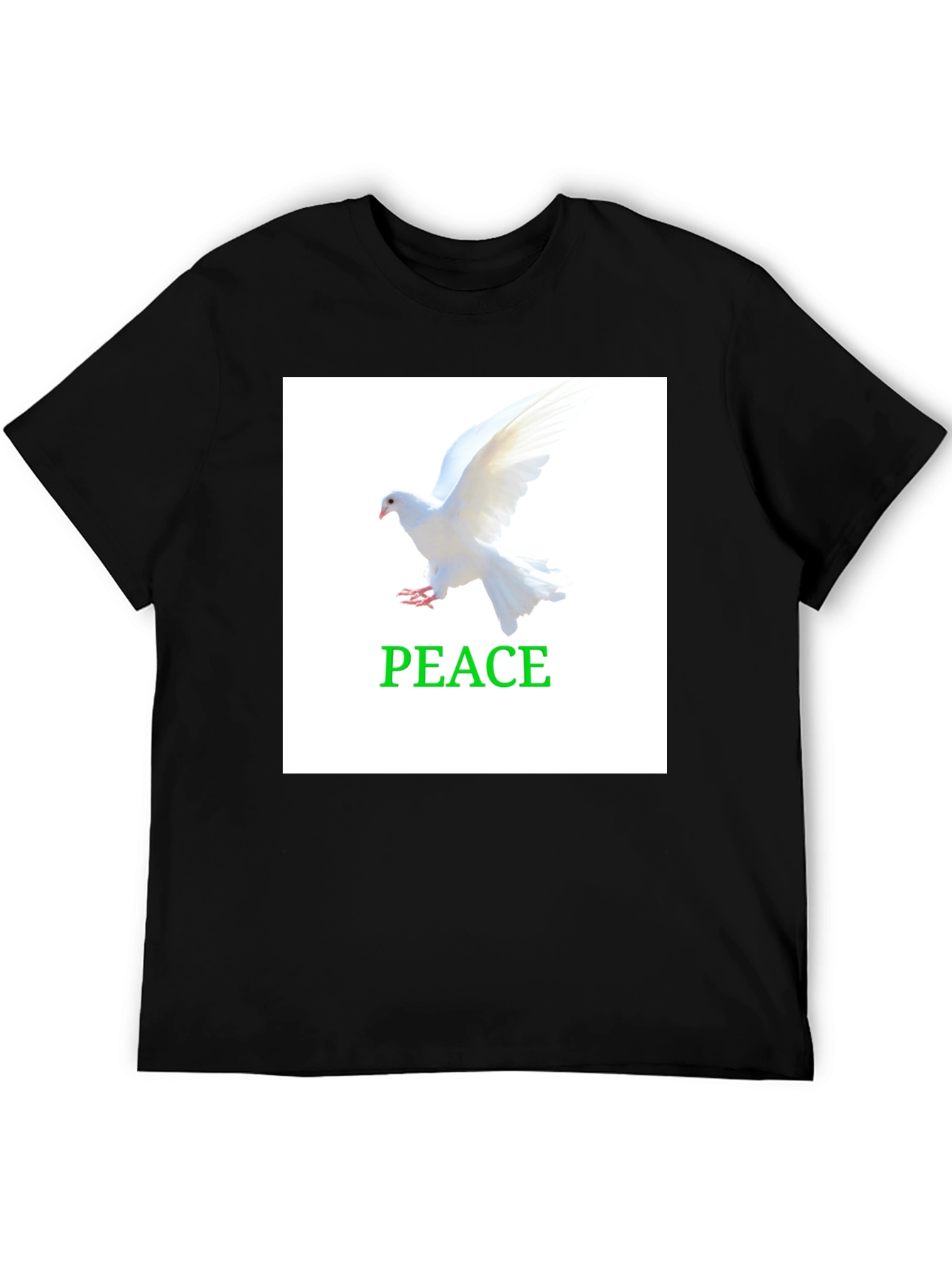 Peace Dove T-Shirt:  White Bird Graphic Tee