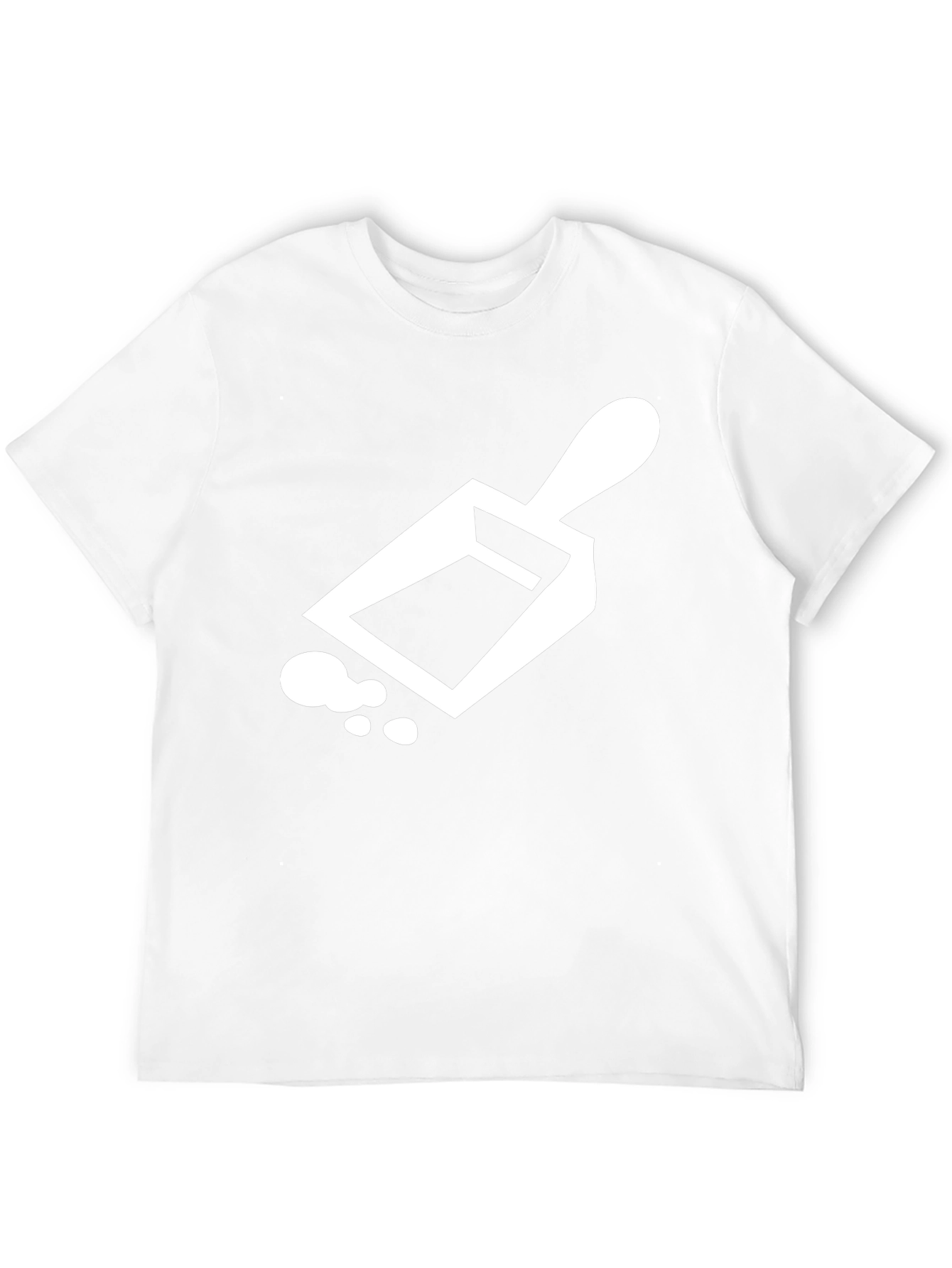 Modern Graphic Tee - White Rolling Pin Design