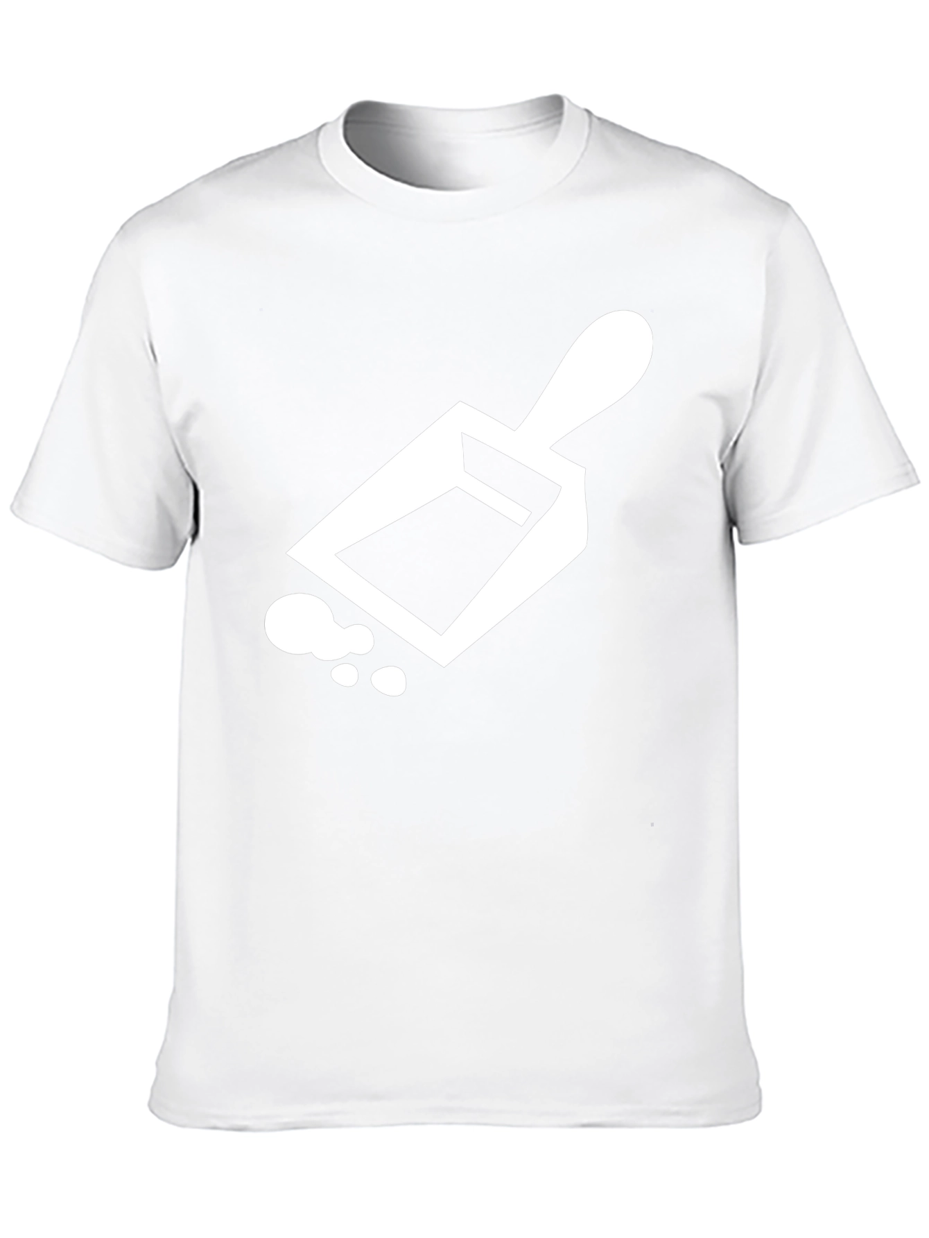 Modern Graphic Tee - White Rolling Pin Design