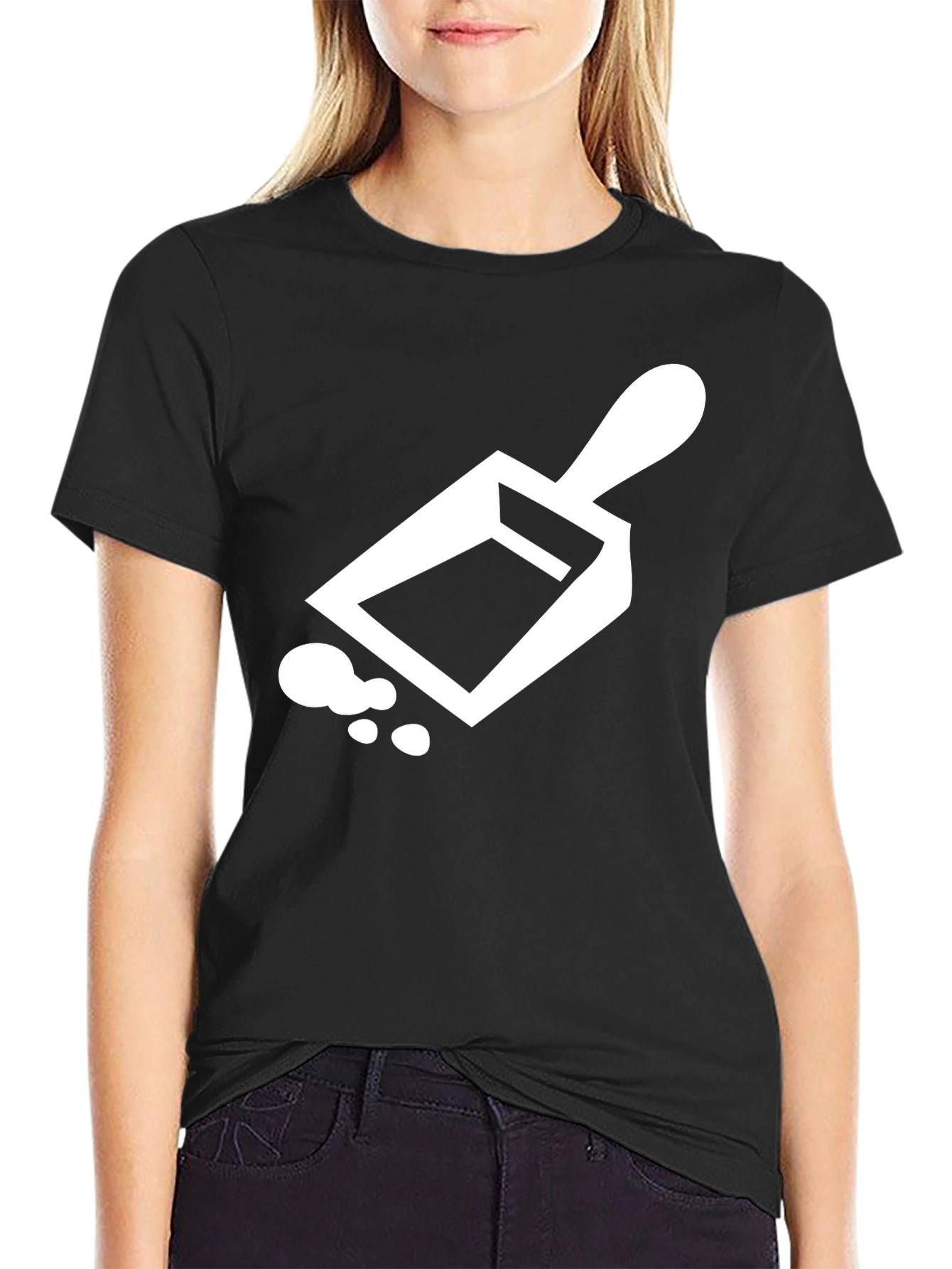 Modern Graphic Tee - White Rolling Pin Design
