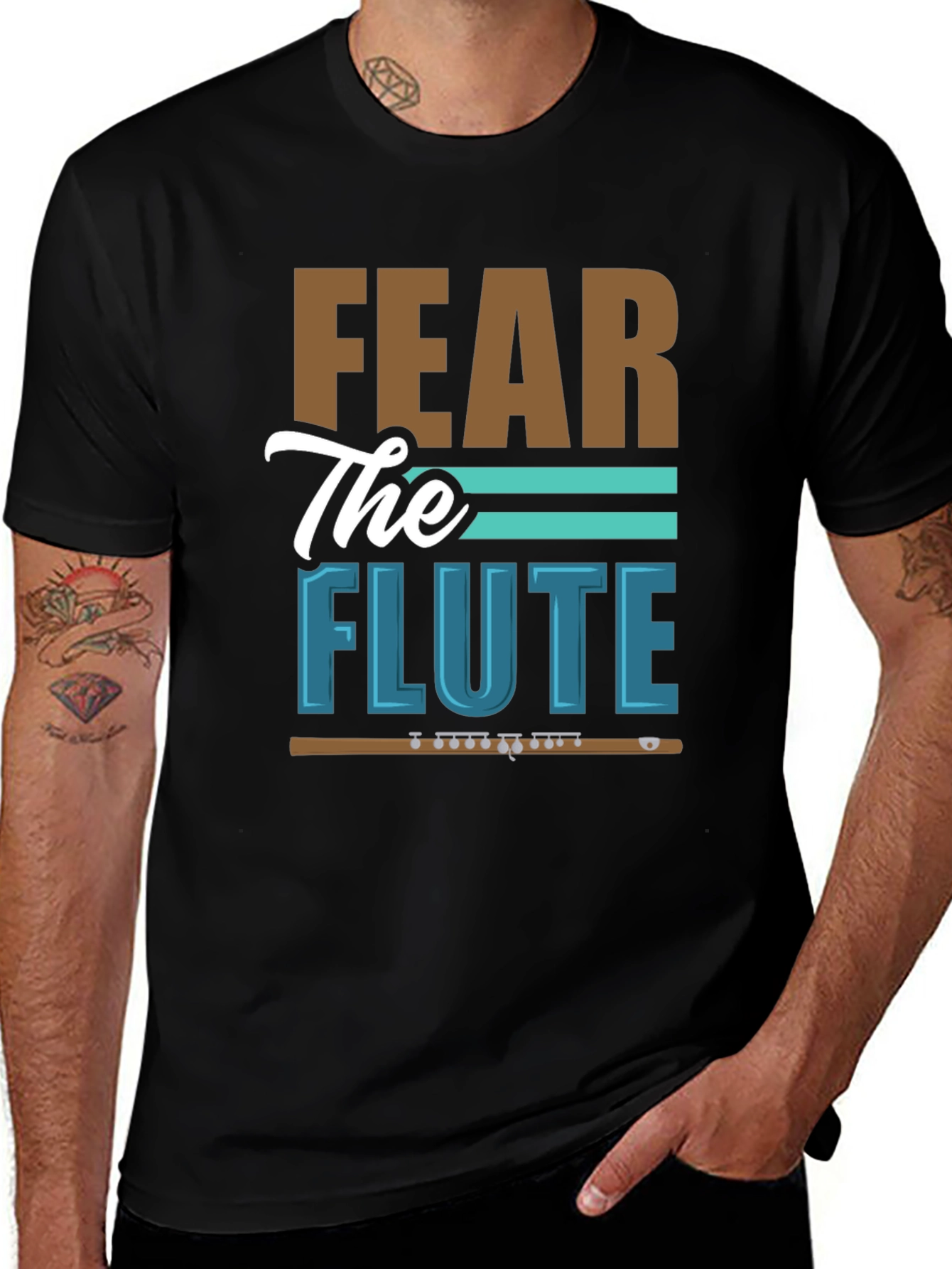 Fear The Flute Graphic T-Shirt