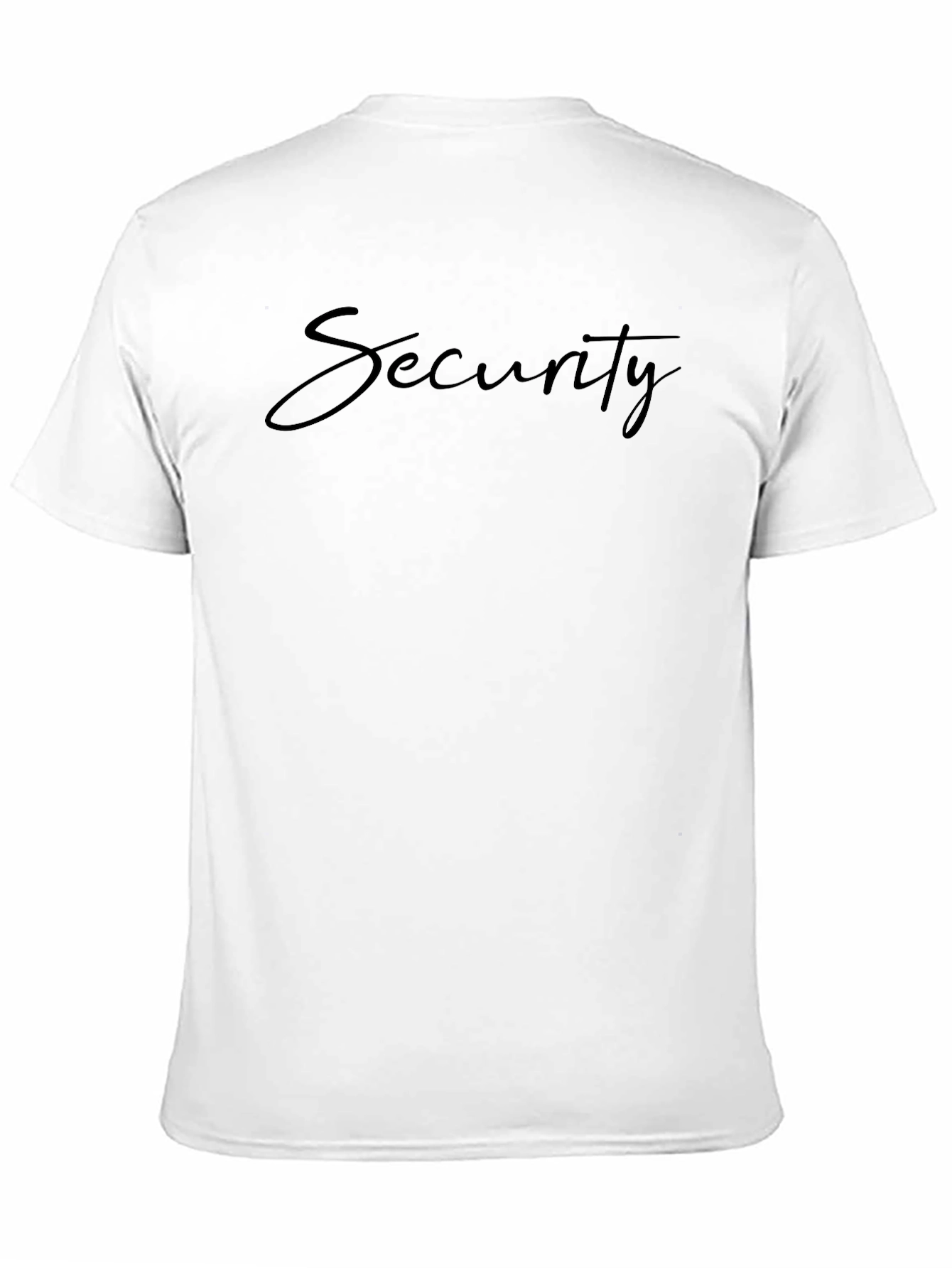 Security Crewneck T-Shirt - Black