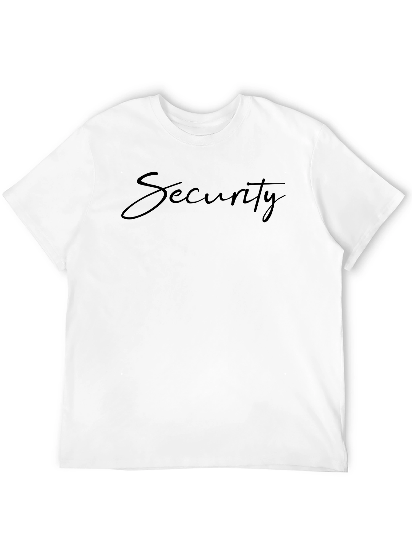 Security Crewneck T-Shirt - Black