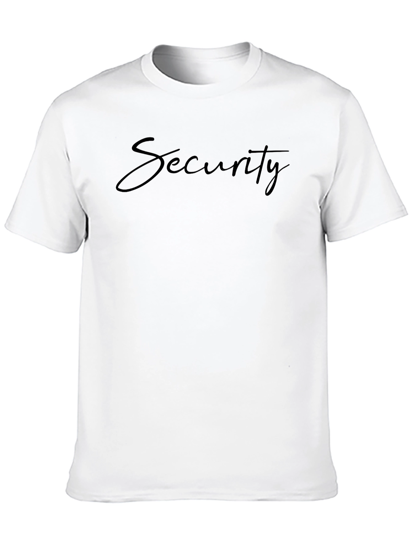 Security Crewneck T-Shirt - Black