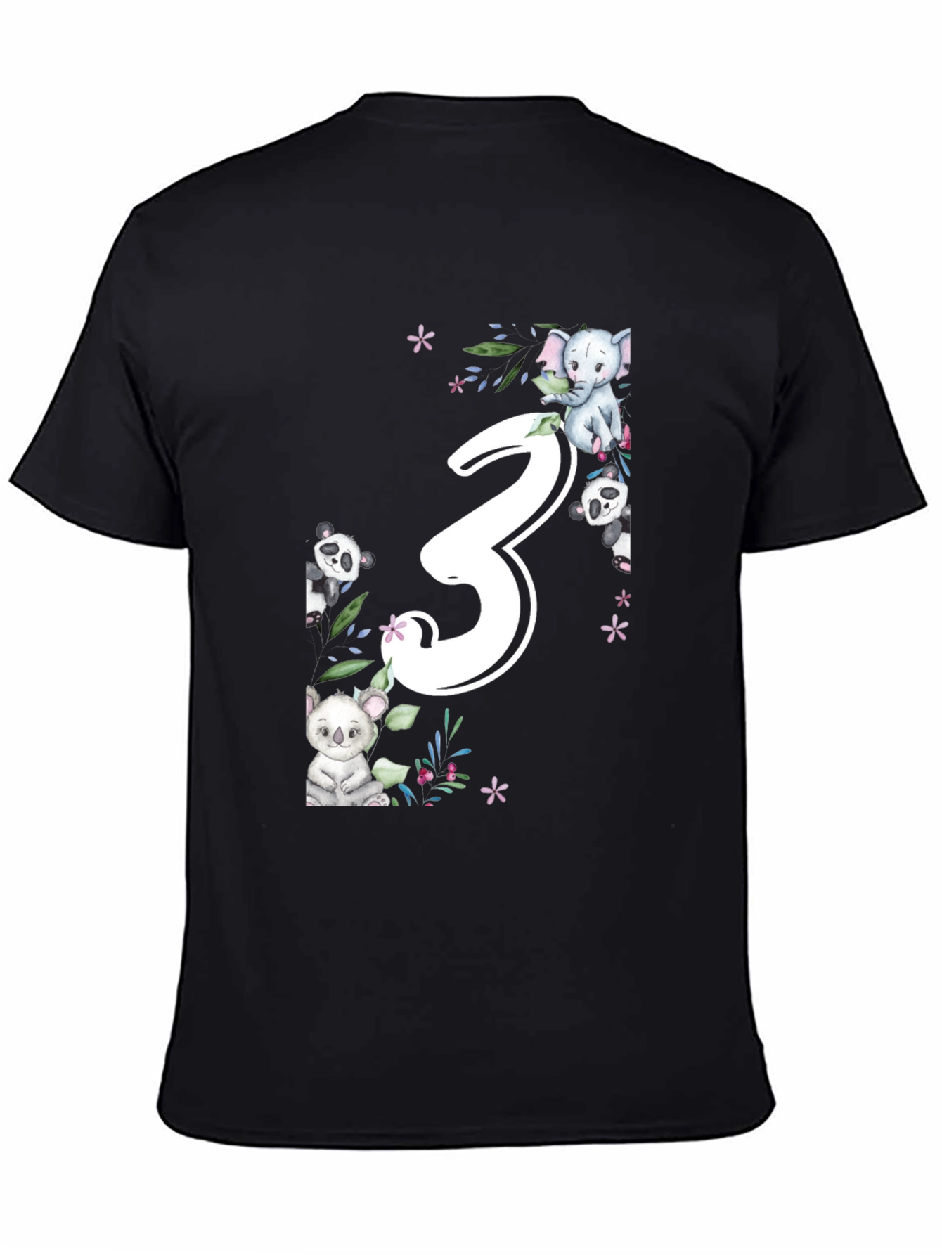 Cute 3rd Birthday Animal T-Shirt