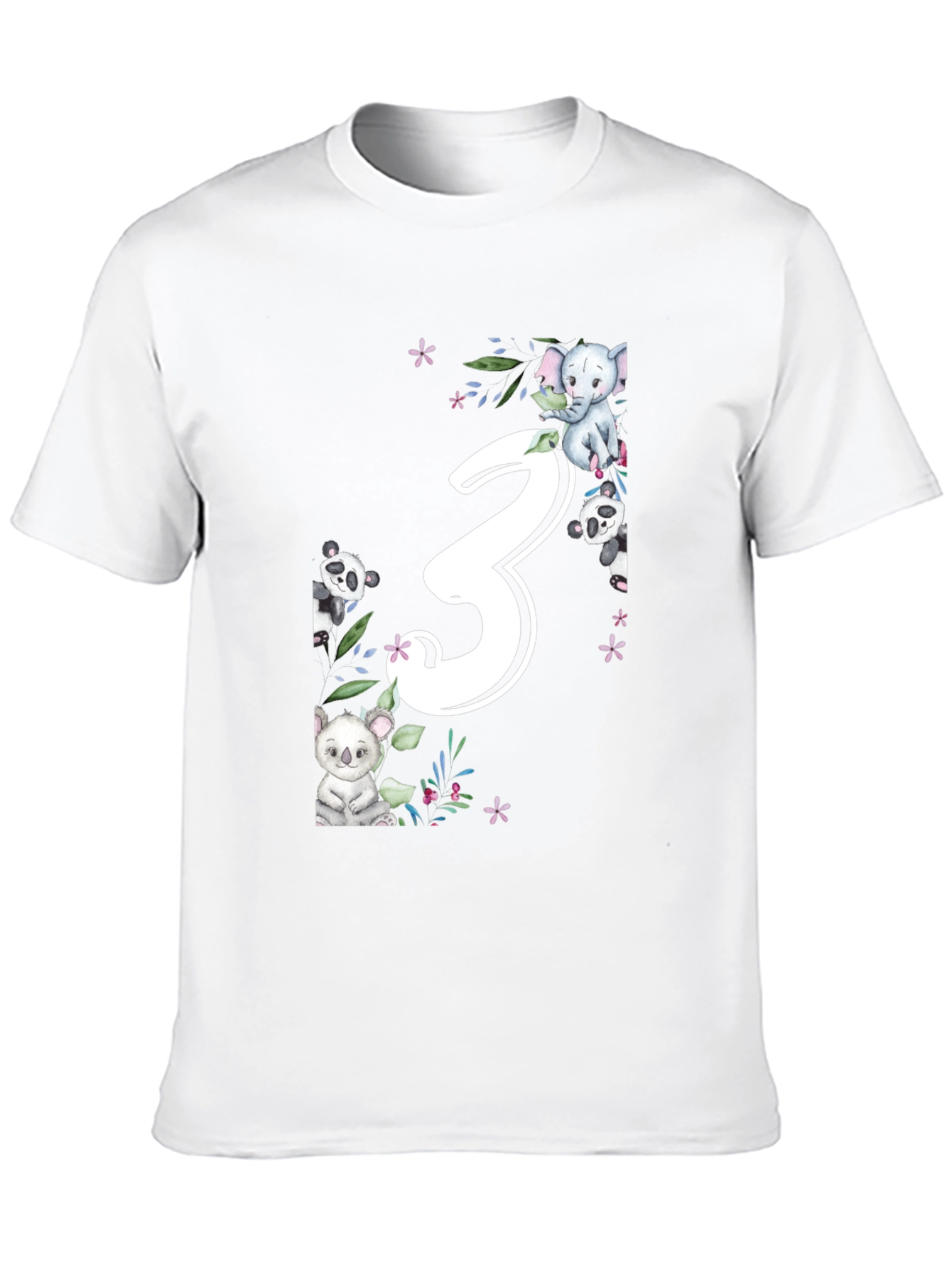 Cute 3rd Birthday Animal T-Shirt