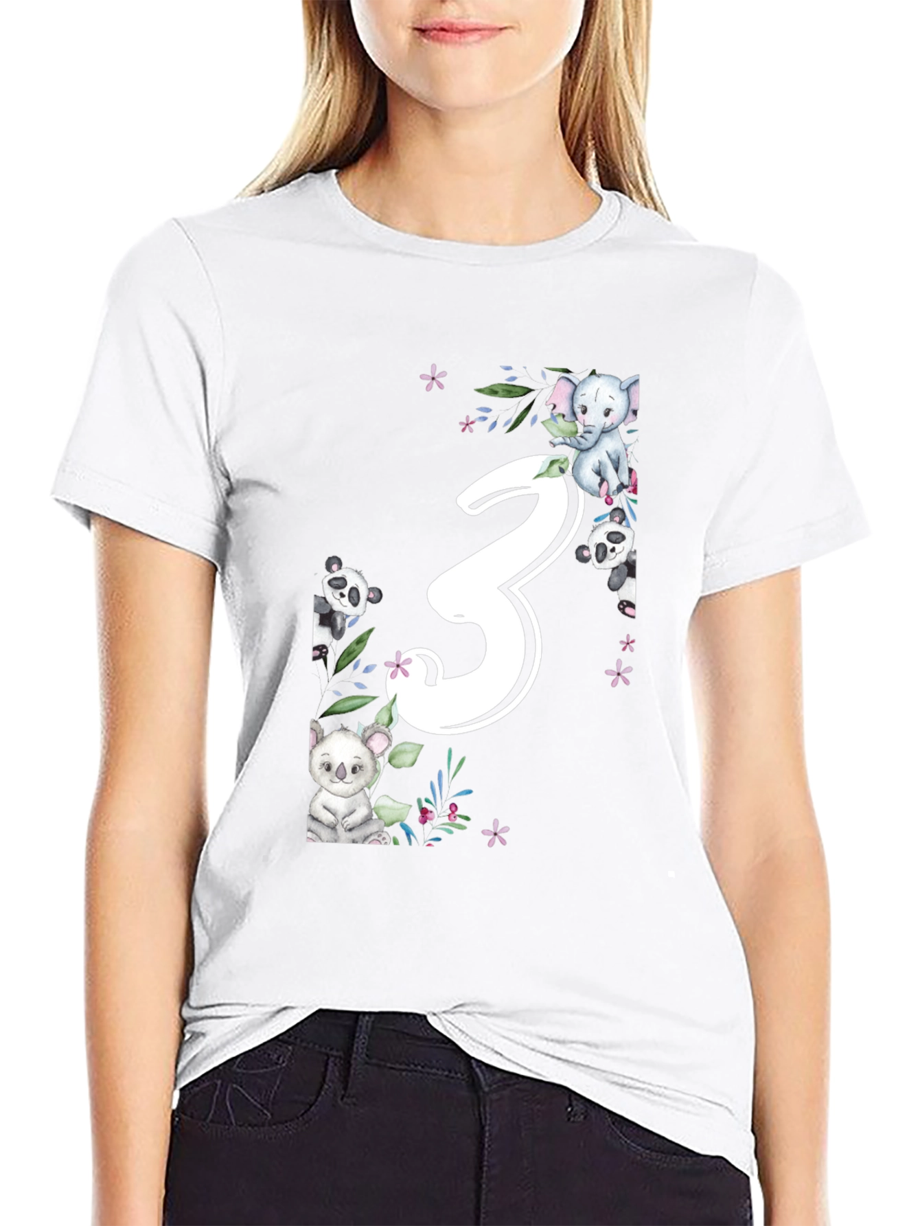 Cute 3rd Birthday Animal T-Shirt