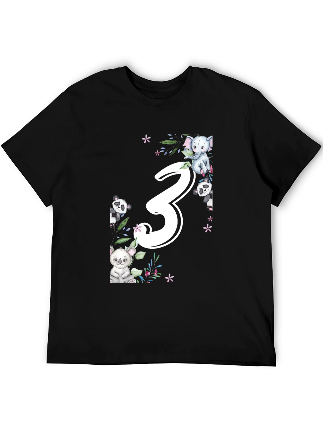 Cute 3rd Birthday Animal T-Shirt
