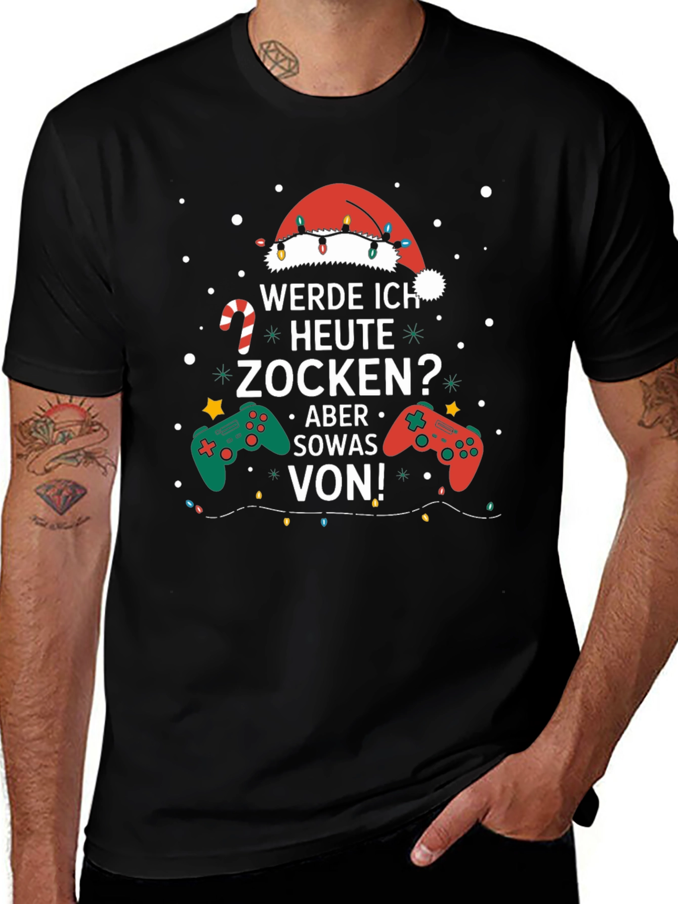 Gamer Holiday T-Shirt: Will I Game Today? Yes!