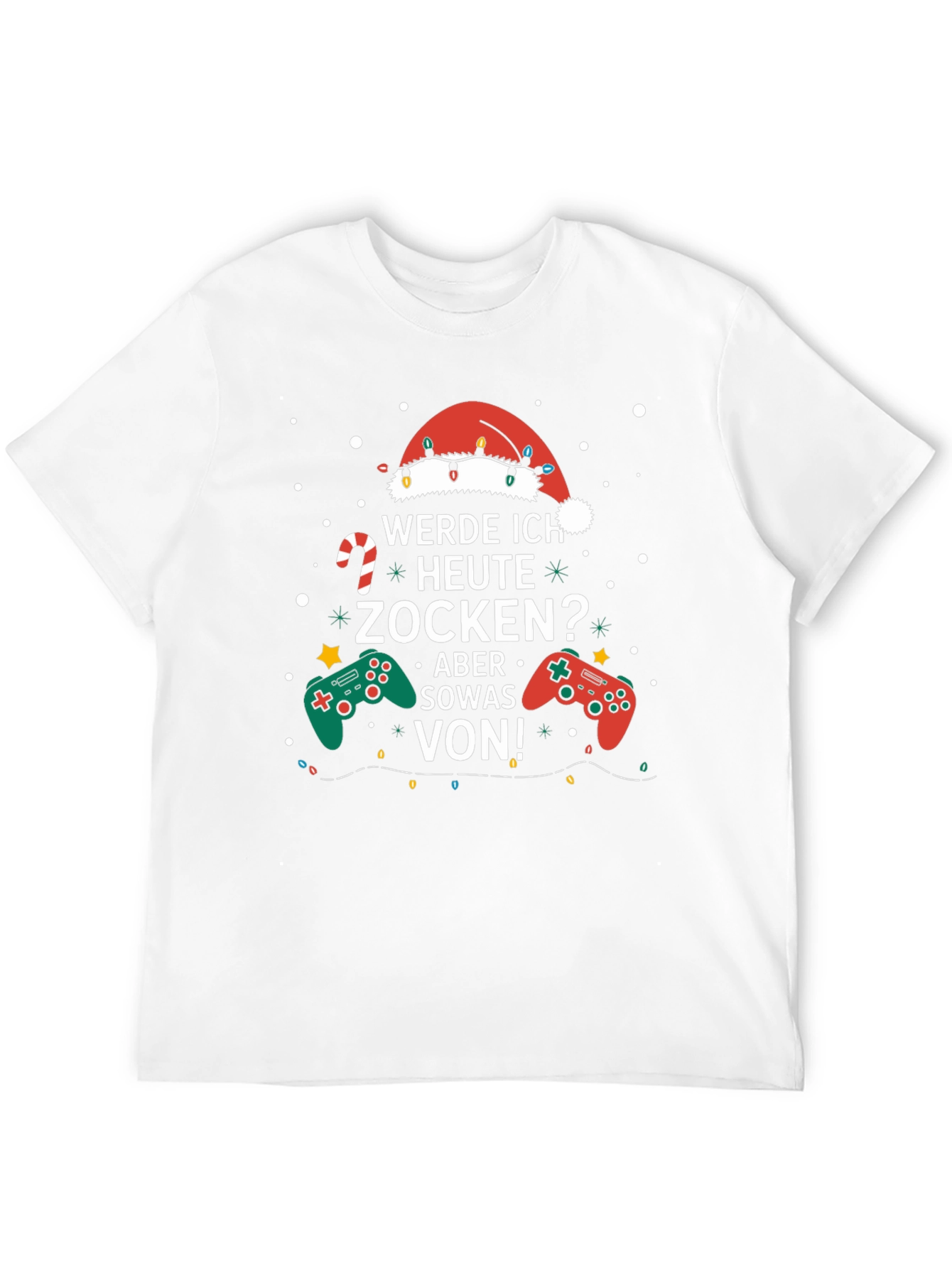 Gamer Holiday T-Shirt: Will I Game Today? Yes!