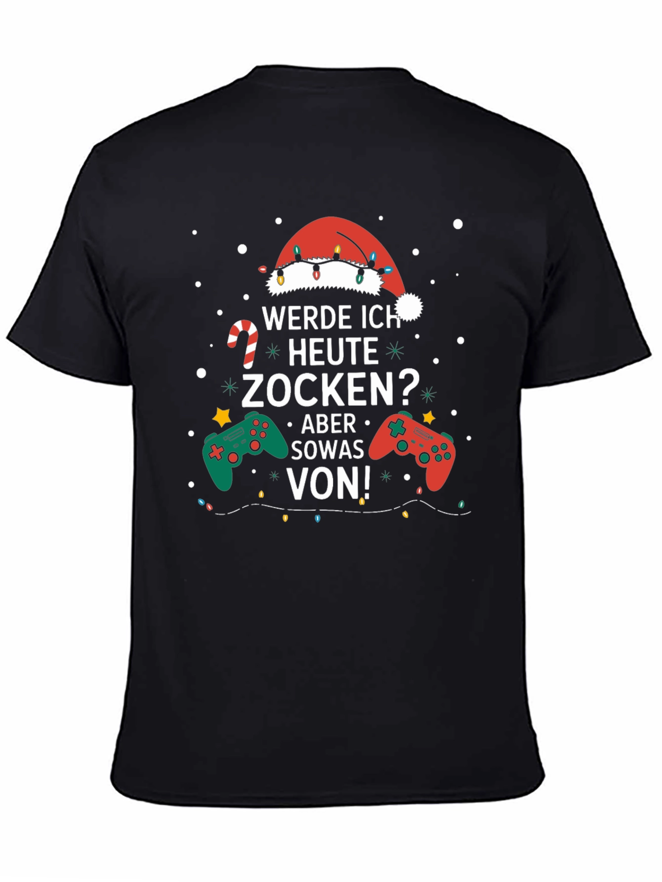 Gamer Holiday T-Shirt: Will I Game Today? Yes!