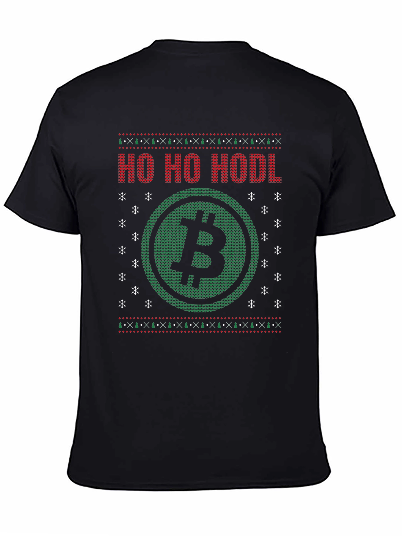 Ho Ho HODL Bitcoin Christmas Sweater T-Shirt
