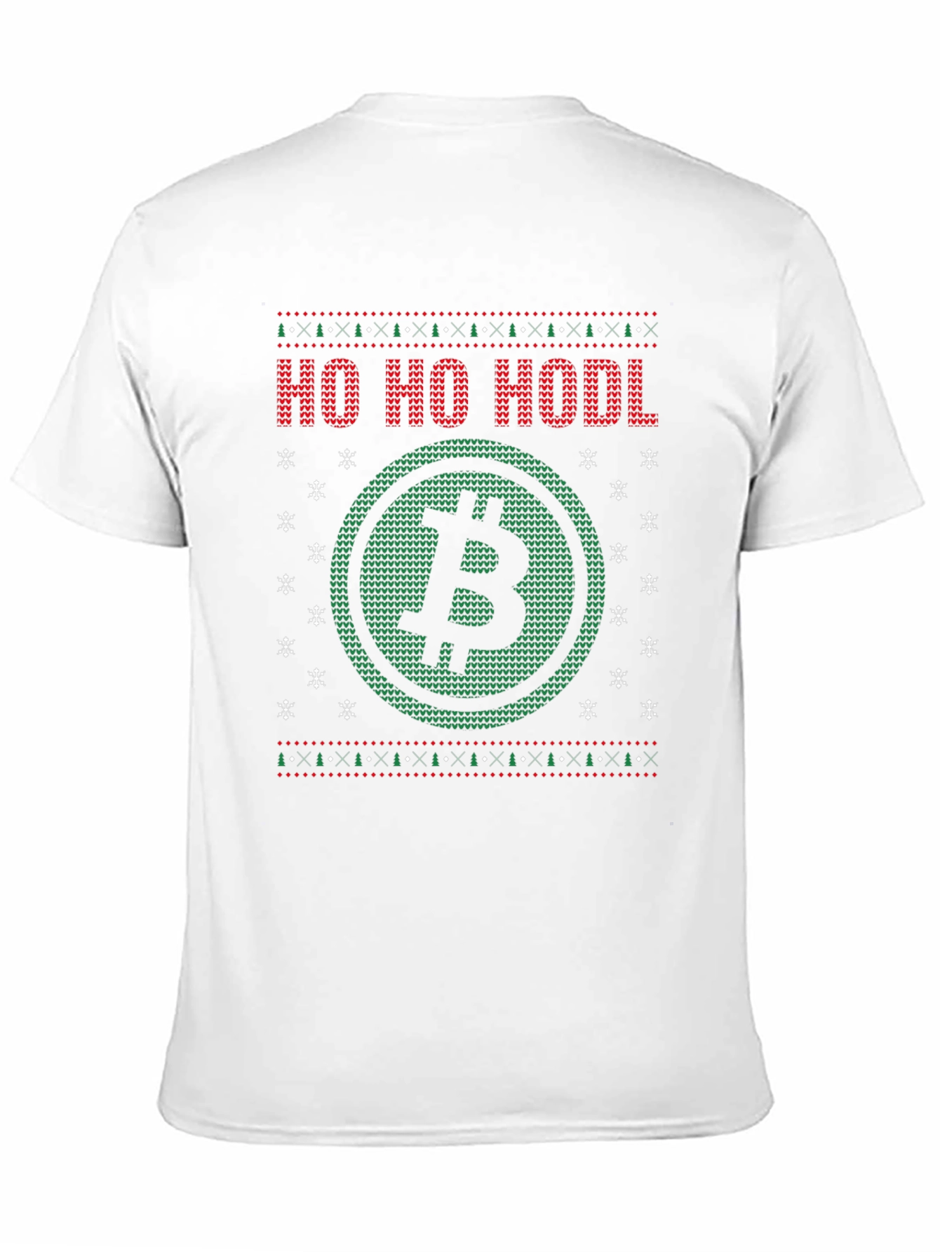 Ho Ho HODL Bitcoin Christmas Sweater T-Shirt
