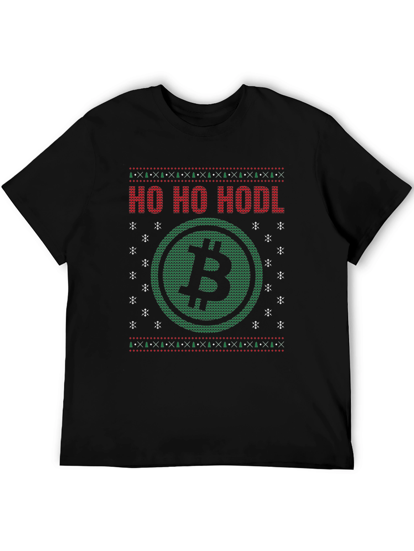 Ho Ho HODL Bitcoin Christmas Sweater T-Shirt
