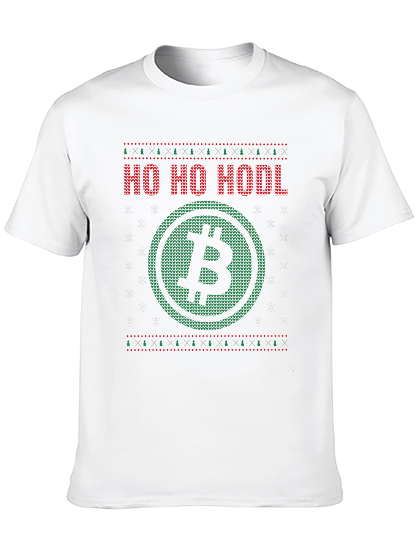 Ho Ho HODL Bitcoin Christmas Sweater T-Shirt